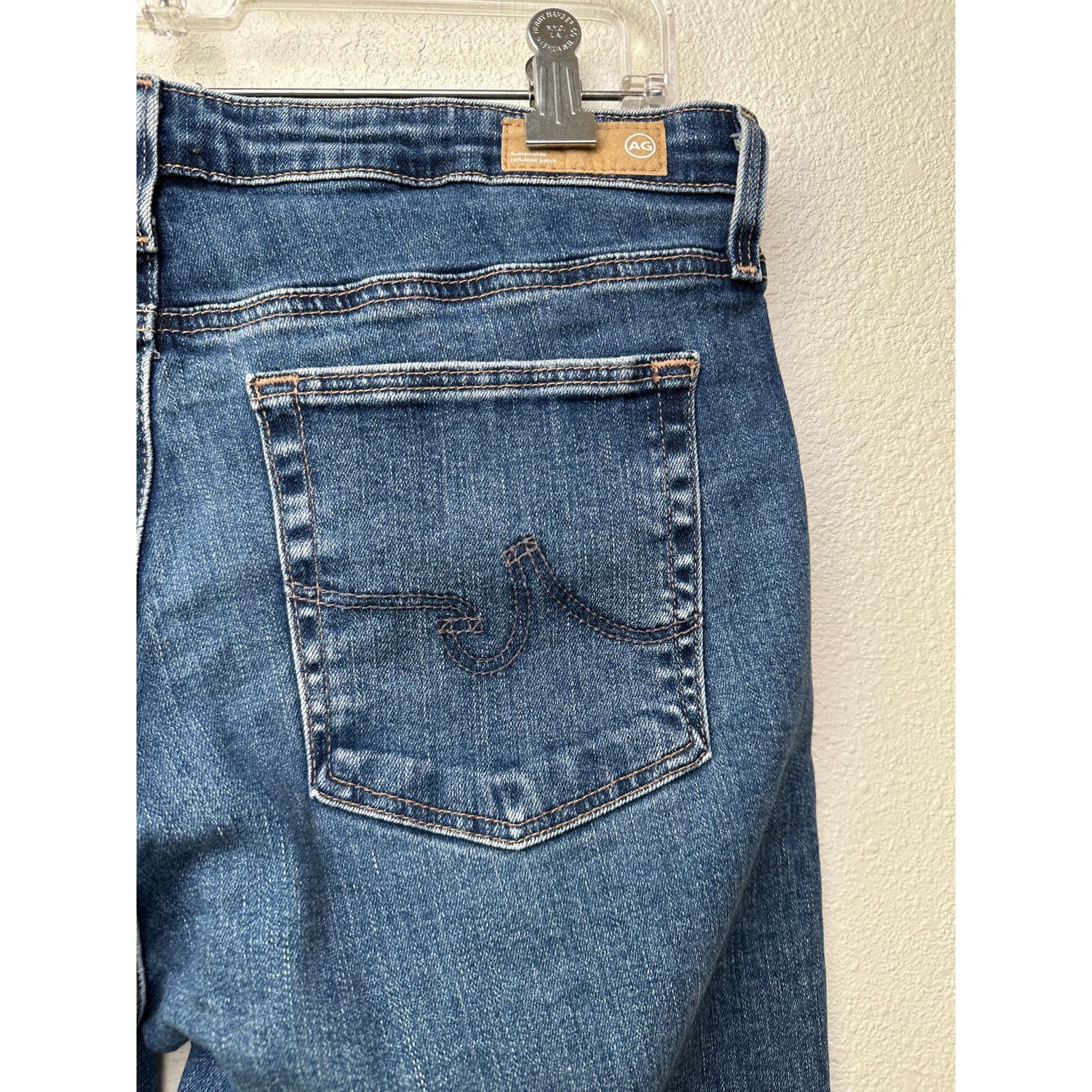 AG Adriano Goldschmied AG Prima ankle cigarette jeans medium wash 31 Japanese denim Size 31" - 5 Thumbnail
