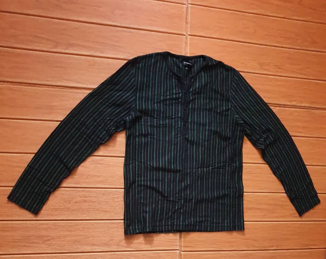 Boycott Boycott Japanese brand stripe longsleeve shirt Size US M / EU 48-50 / 2 - 6 Thumbnail