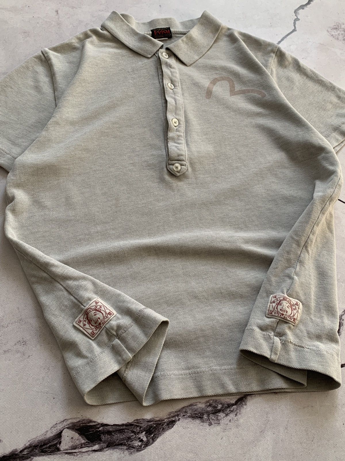 Evisu EVISU Vintage 90s Japanese Polo Shirt Size US M / EU 48-50 / 2 - 3 Thumbnail