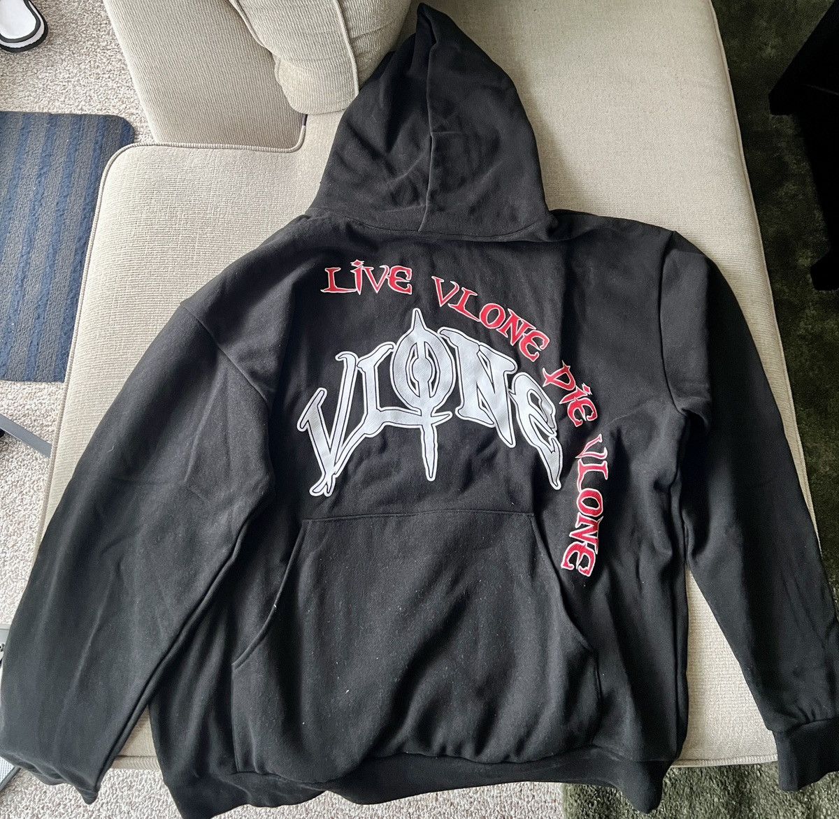Vlone Vlone Authentic Black Hoodie Limited Addition Size XXL Size US XXL / EU 58 / 5 - 2 Thumbnail