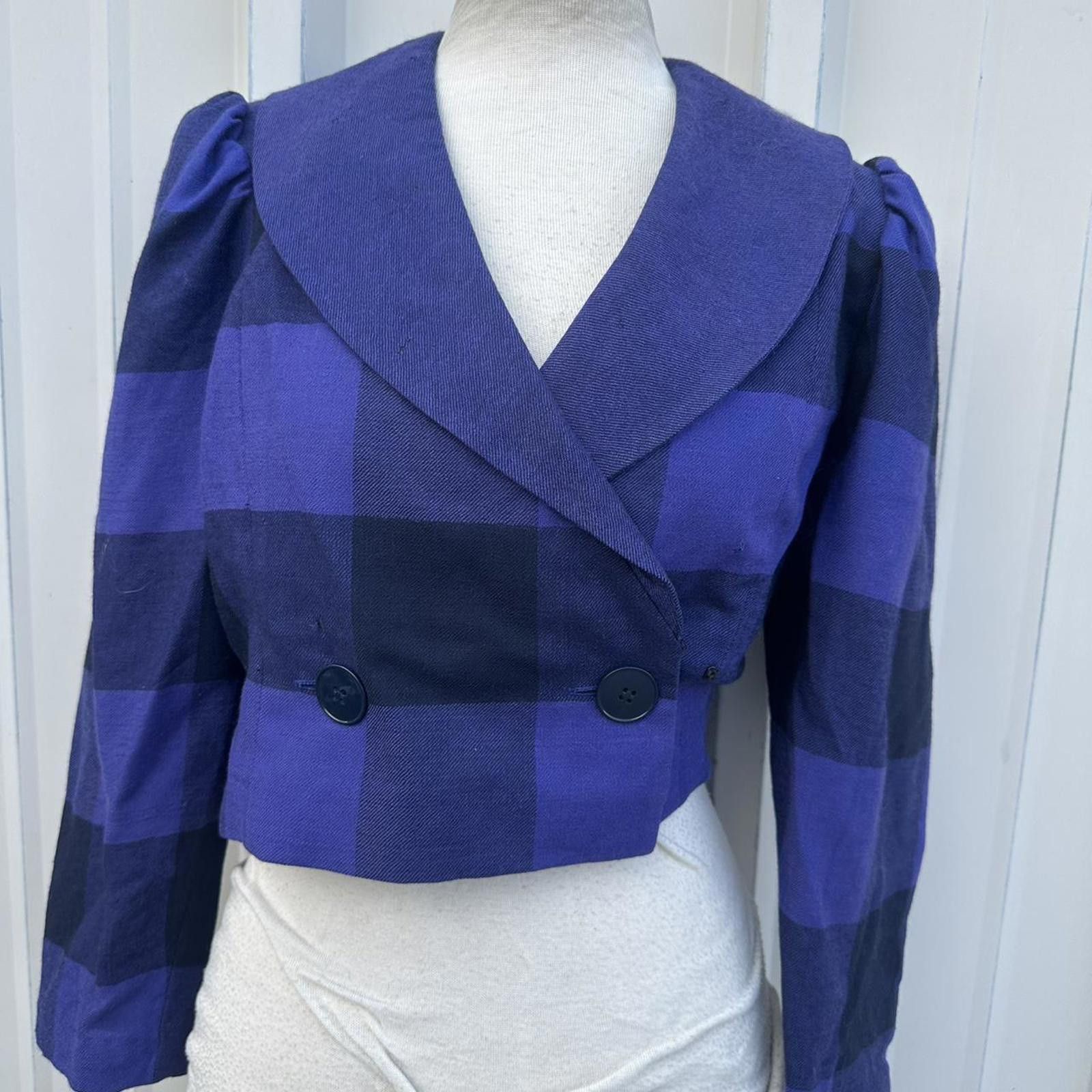 Albert Nipon Vintage flawed cropped blazer small Size S / US 4 / IT 40 - 1 Thumbnail