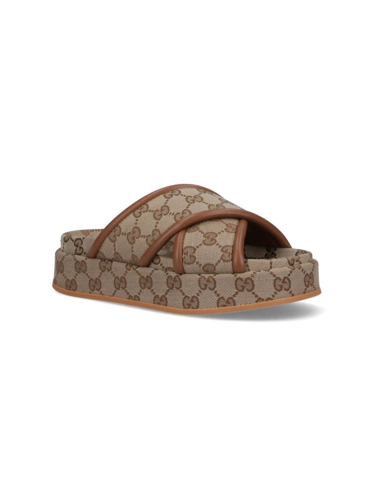 Gucci GUCCI GG PLATFORM SANDAL SIZE 41 Size ONE SIZE - 2 Thumbnail