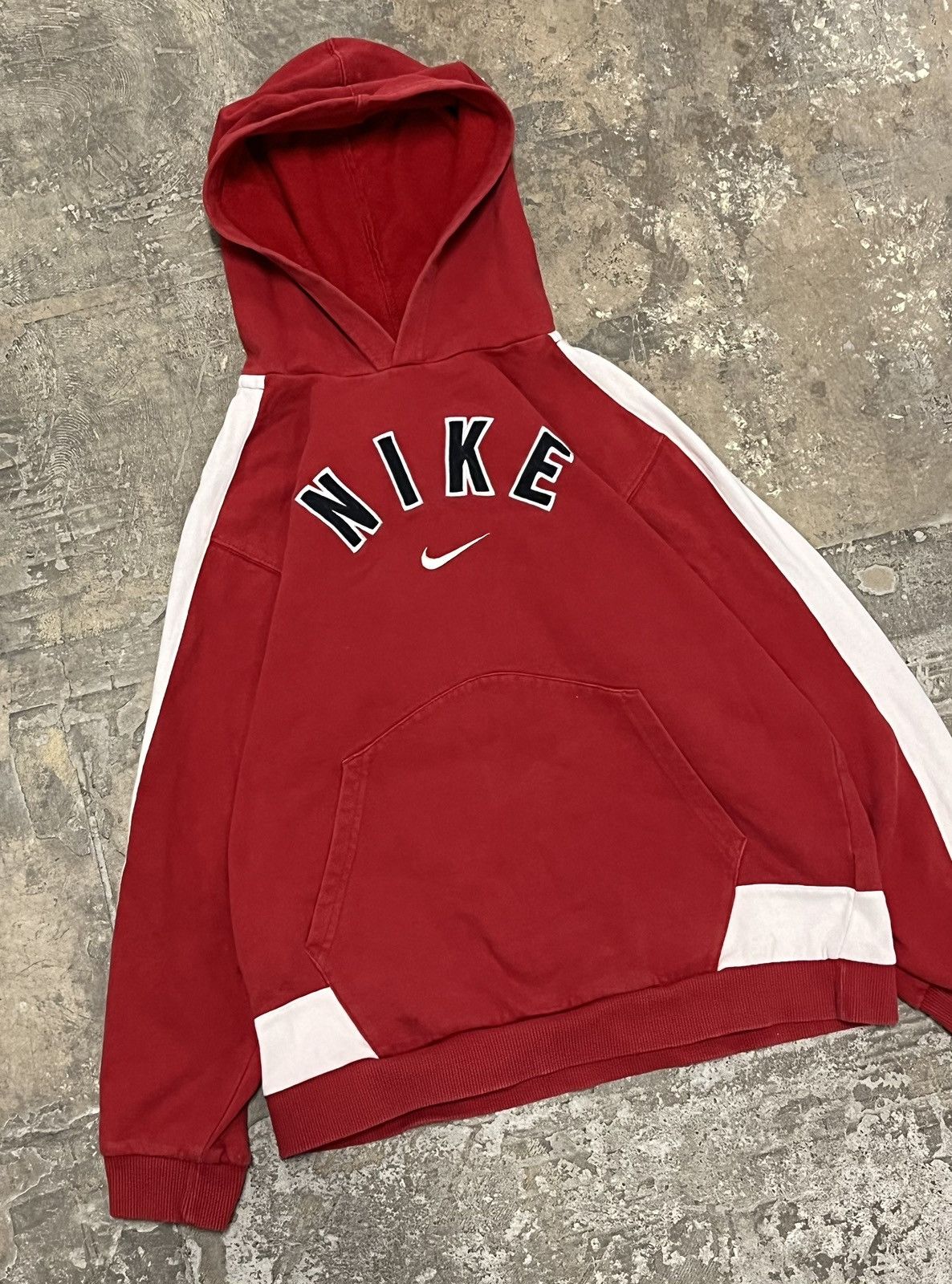 Nike × Vintage Nike center swoosh big swoosh hoodie vintage y2k streetwear Size US S / EU 44-46 / 1 - 1 Thumbnail