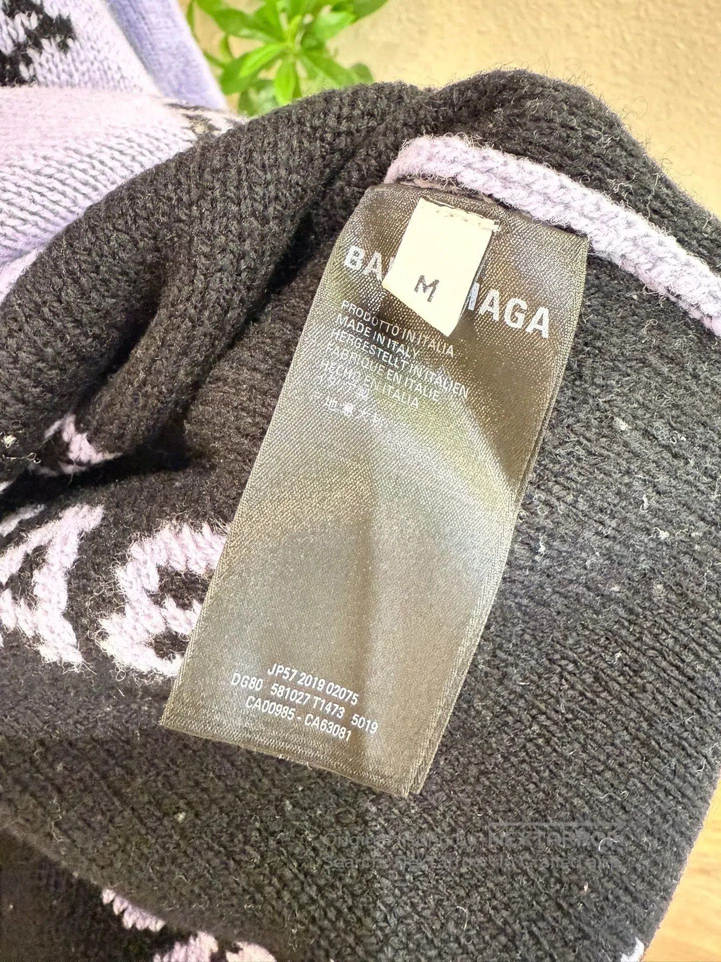Balenciaga Balenciaga Logo Print Purple Sweater. Size US M / EU 48-50 / 2 - 5 Thumbnail