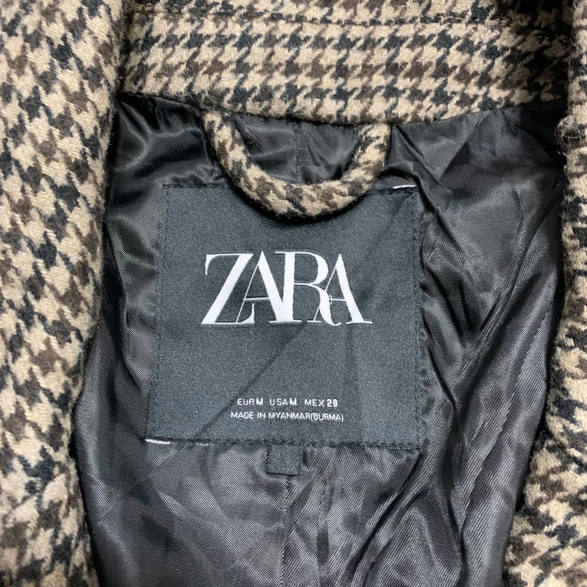 Zara Zara Herringbone Coat Size M / US 6-8 / IT 42-44 - 5 Thumbnail