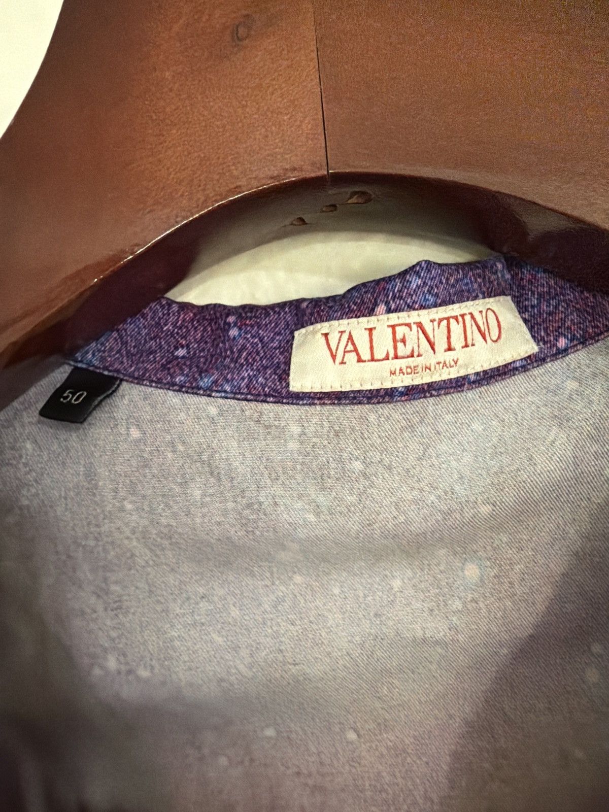 Valentino Valentino Cosmic Island Print Camp Collar Shirt Size US M / EU 48-50 / 2 - 3 Thumbnail