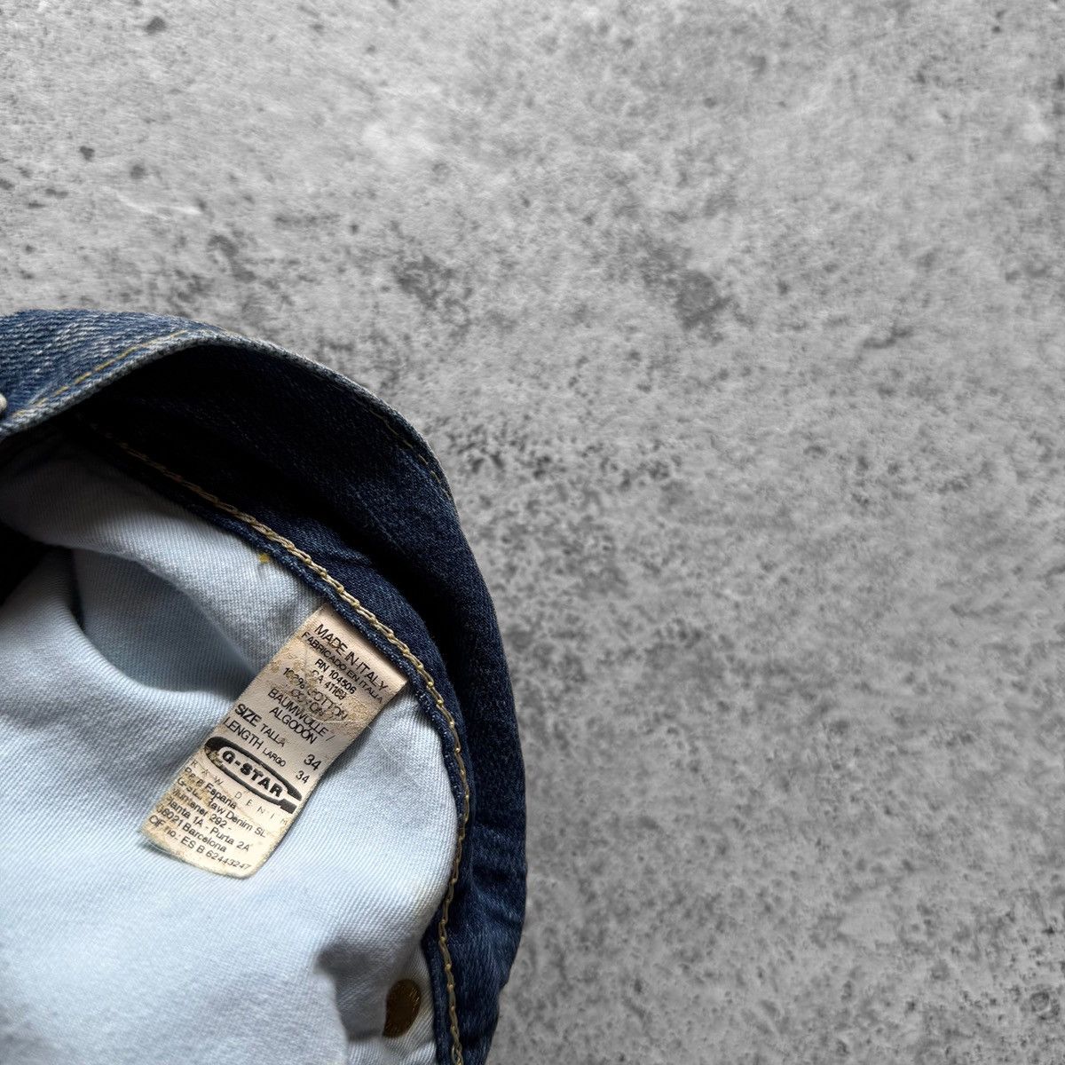 G-Star G-Star Raw Mens Vintage Y2K Blue Wide Leg Baggy Denim Jeans Size US 34 / EU 50 - 6 Thumbnail