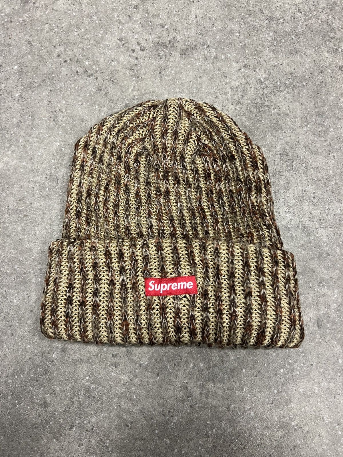 Supreme Supreme Loose Gauge Beanie Tan Size ONE SIZE - 1 Thumbnail
