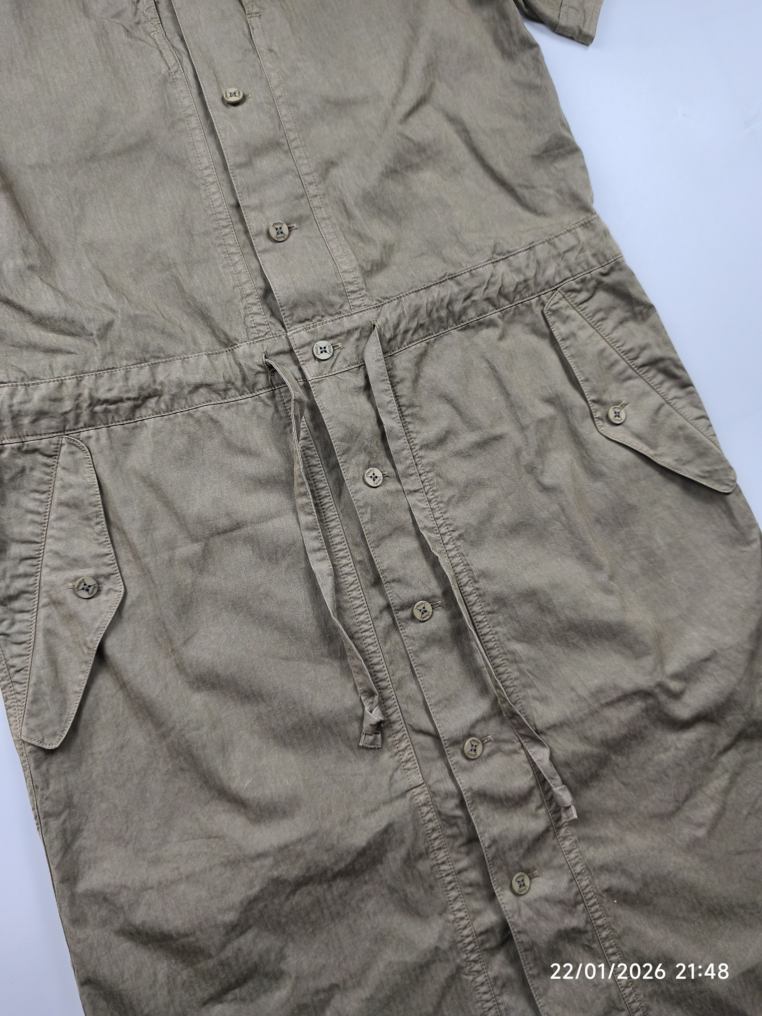 Final Home Final home garment dyed safari dress Size XS / US 0-2 / IT 36-38 - 5 Thumbnail