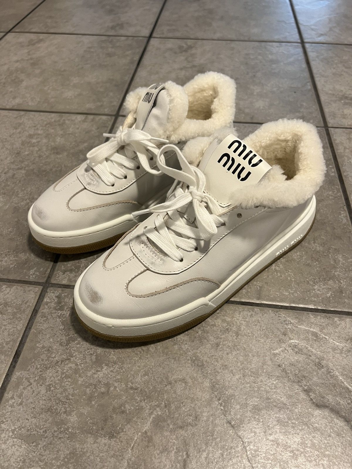Miu Miu Miu Miu fur lined sneakers Size US 8 / IT 38 - 2 Thumbnail