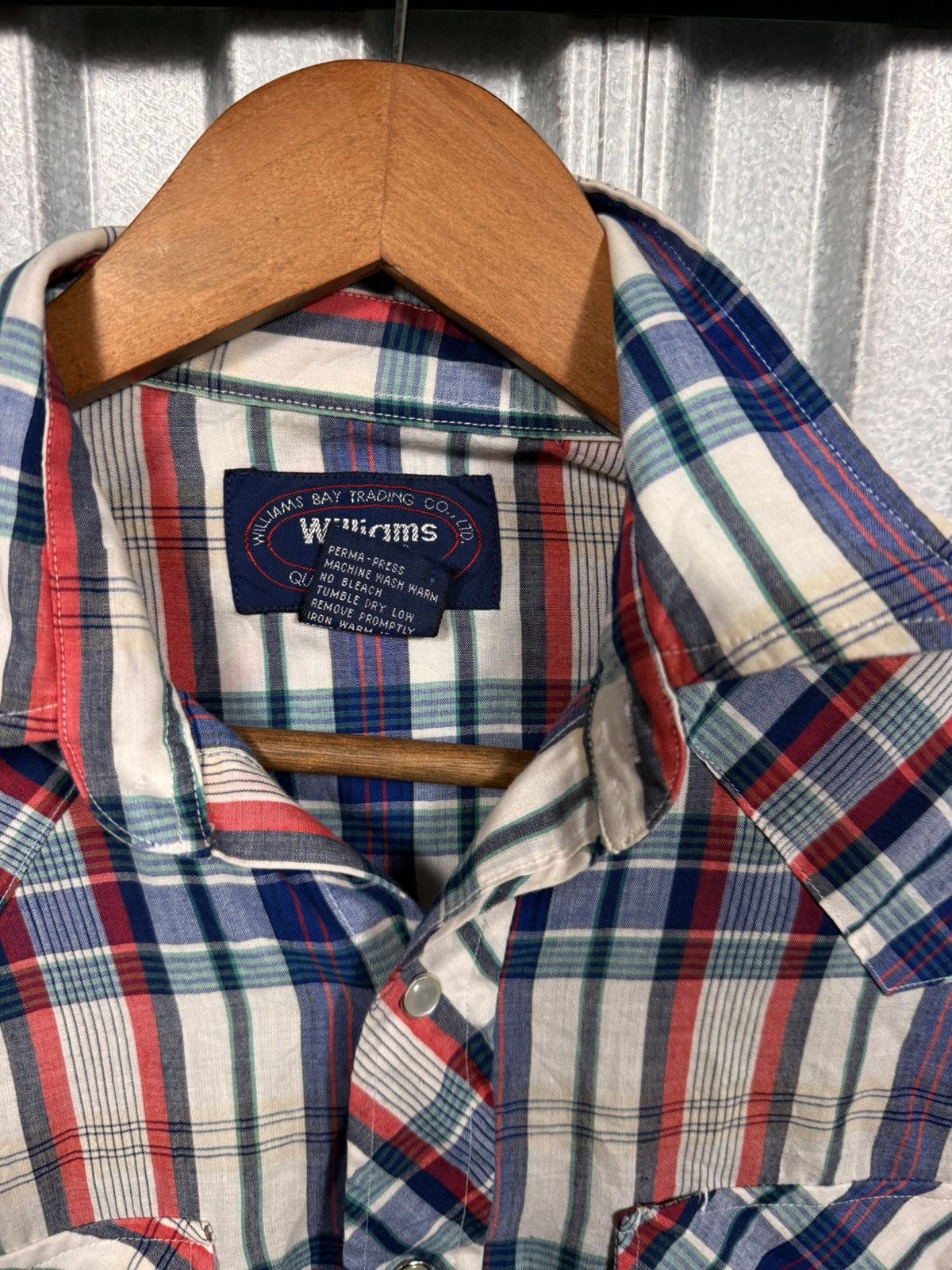 Other Vintage Pearl Snap Plaid Western Cowboy Button Up Shirt Size US M / EU 48-50 / 2 - 5 Thumbnail