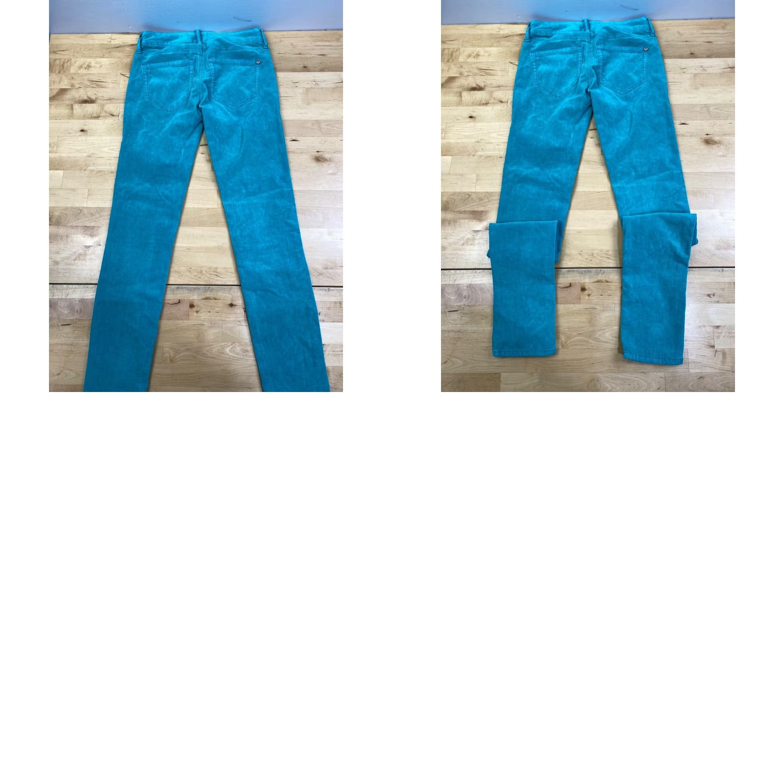 Vintage Roxy Jeans Womens 0 Skinny Green Casual Inseam 29" 10596 Jeans Size 25" / US 0 / IT 36 - 9 Thumbnail