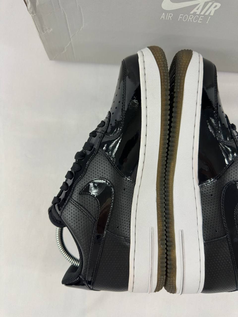 Nike Nike Air Force 1 '07 'Black Silver' 2010 Size US 7.5 / EU 40-41 - 13 Thumbnail