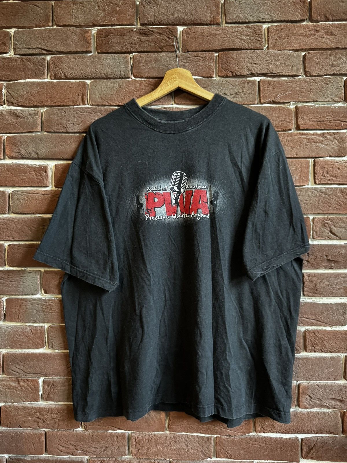 Band Tees Rare Vintage P.W.A. Preserve White Aryans Out Order Band Tee Size US XXL / EU 58 / 5 - 2 Thumbnail