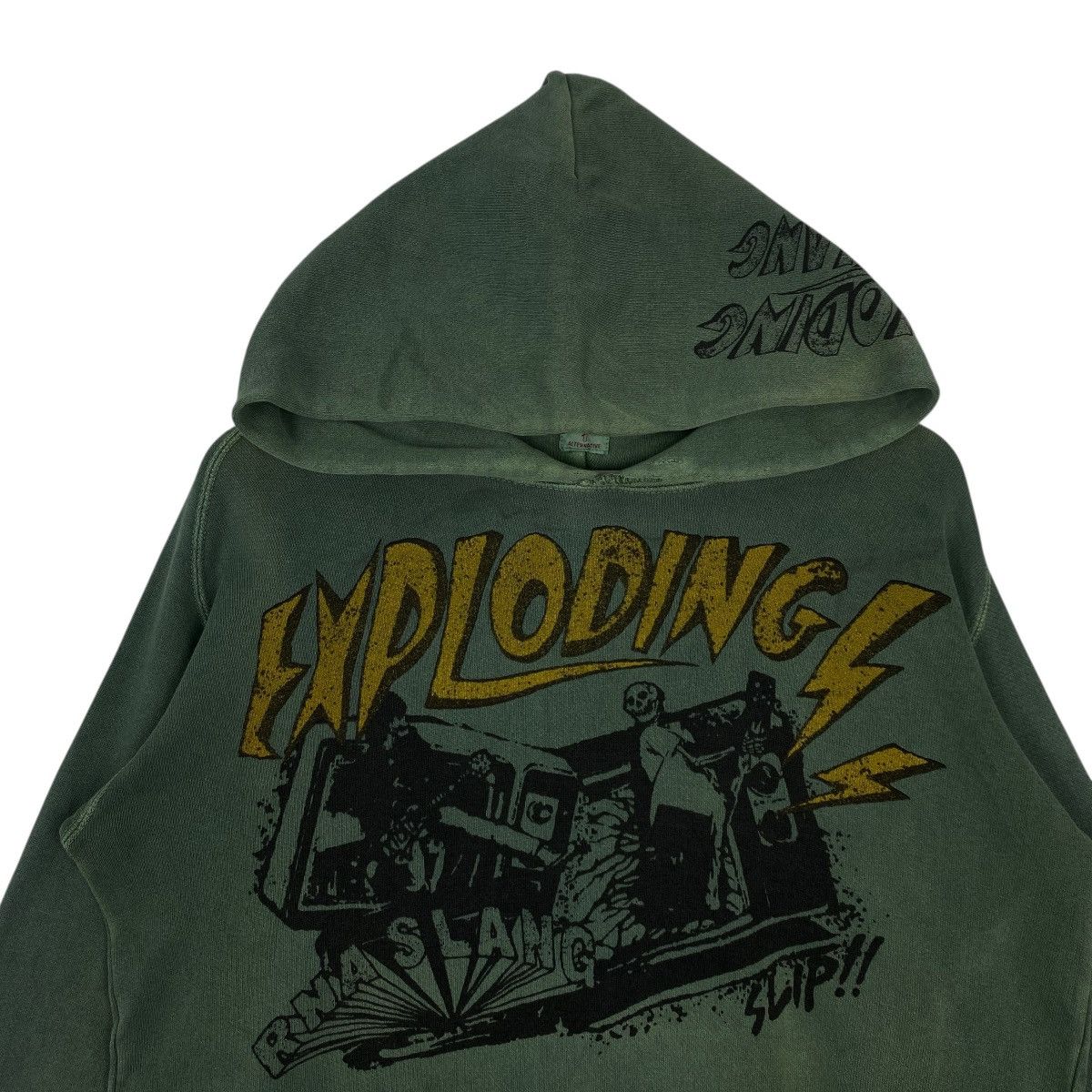 Other Vintage RNA Japan Stonewash Green Hoodie Sweater Big Logo Size US M / EU 48-50 / 2 - 4 Thumbnail