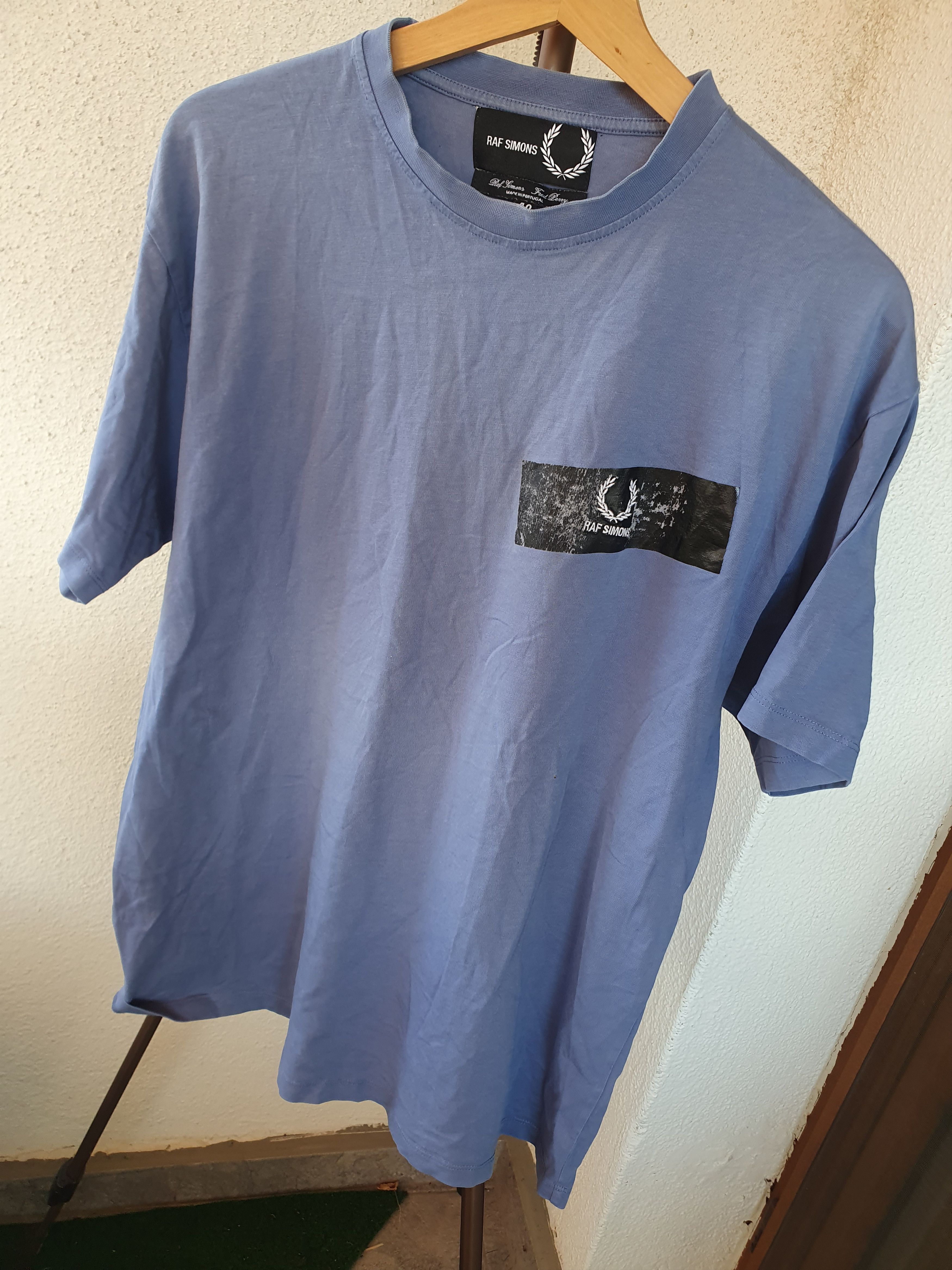 Fred Perry × Raf Simons Fred Perry x Raf Simons Tape Detail Tee sz L Size US L / EU 52-54 / 3 - 3 Thumbnail