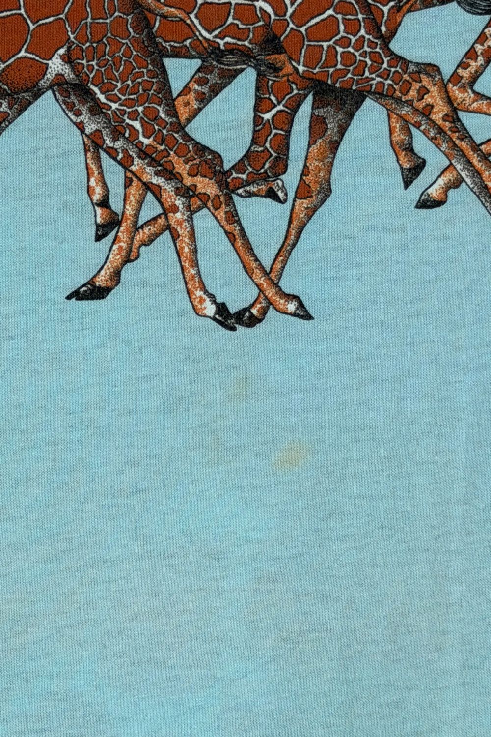 Vintage 1982 Harlequin NG Giraffe Tee - Double Sided Size US L / EU 52-54 / 3 - 7 Thumbnail