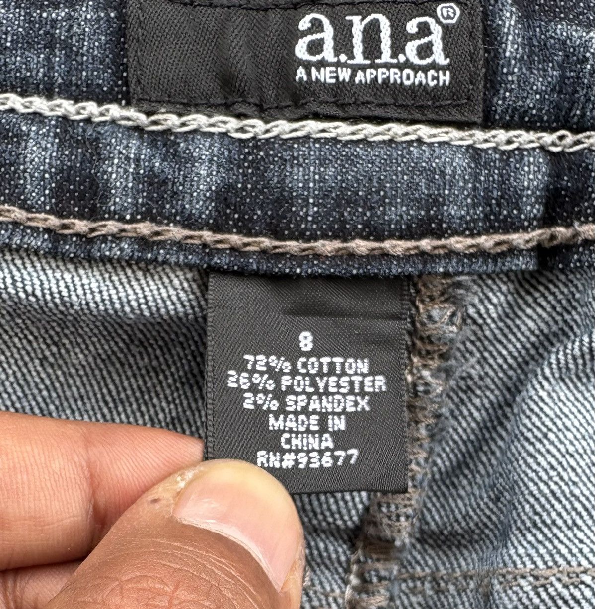 Other A.N.A Streetwear Jeans Flared Denim Size US 30 / EU 46 - 17 Thumbnail