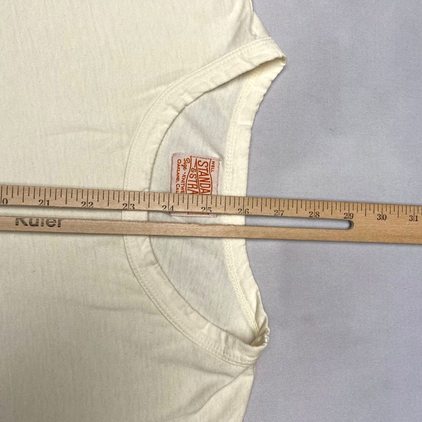 Vintage Standard & Strange Freenote Cloth Co Shirt Men's Large White Made in USA Short Sleeve Size US L / EU 52-54 / 3 - 7 Thumbnail