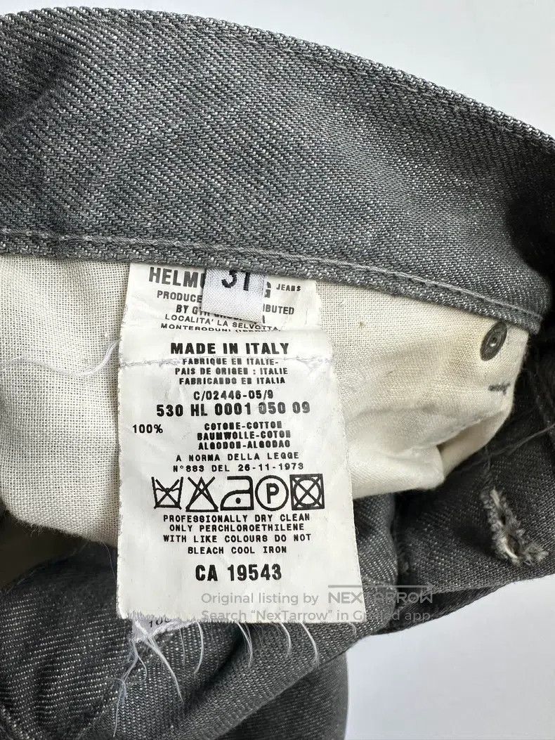 Helmut Lang Helmut Lang Raw Denim Jeans Size US 31 - 4 Thumbnail