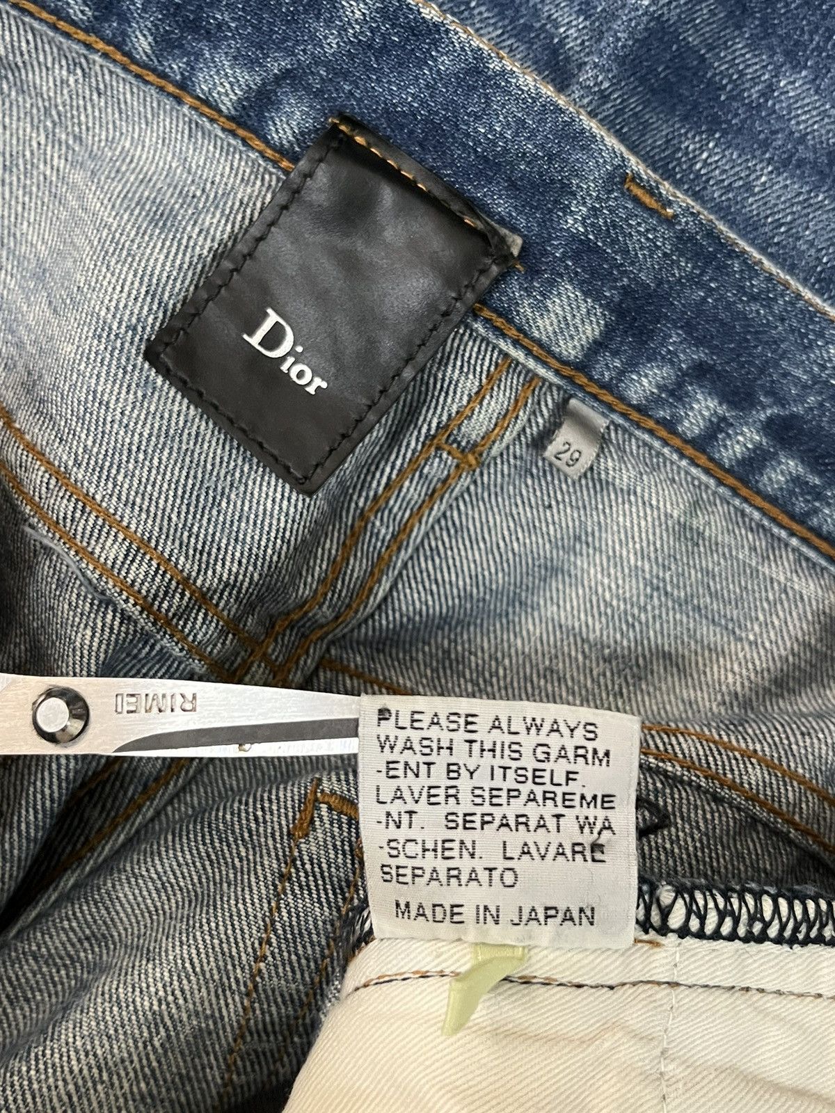 Dior Dior Homme Clawmark Denim Size US 29 - 8 Thumbnail