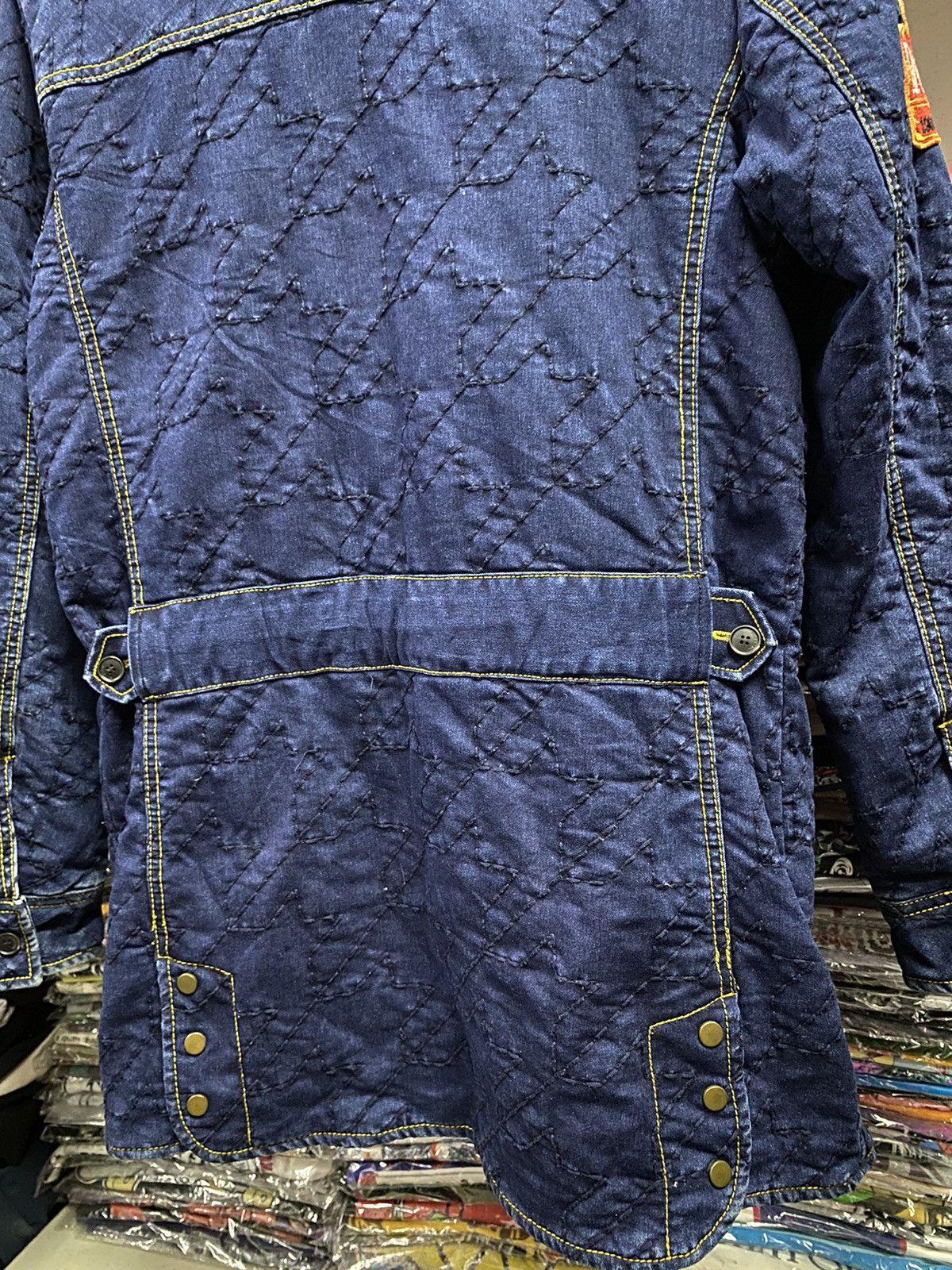 Japanese Brand LESHOP DENIM WITH PATCHES Size S / US 4 / IT 40 - 11 Thumbnail