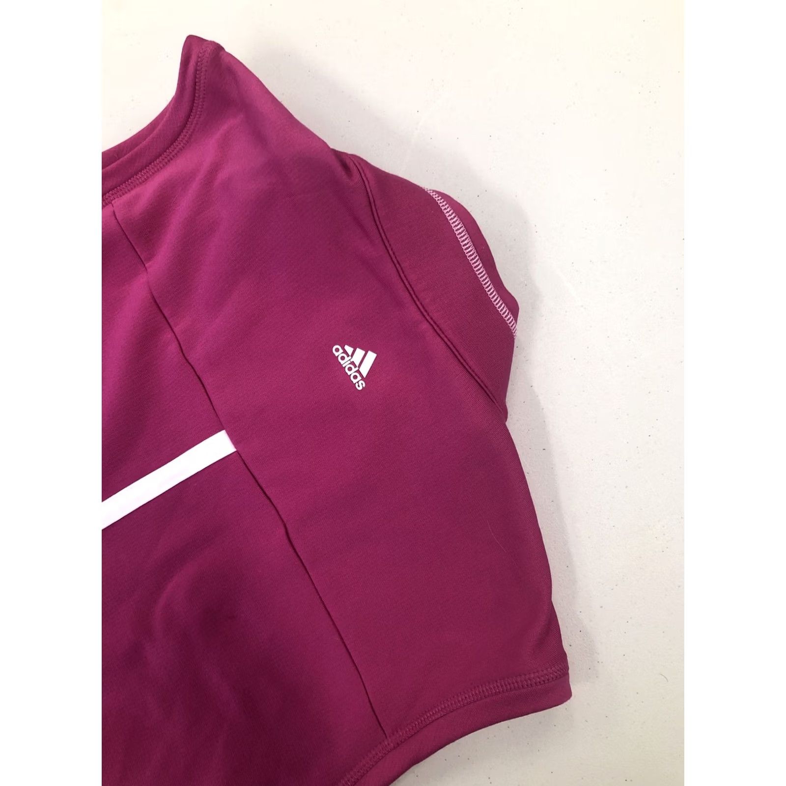 Adidas Adidas Vest Womens Large Pink Full Zip Torch Logo Climawarm Golf Jacket Coat Zip Size L / US 10 / IT 46 - 7 Thumbnail