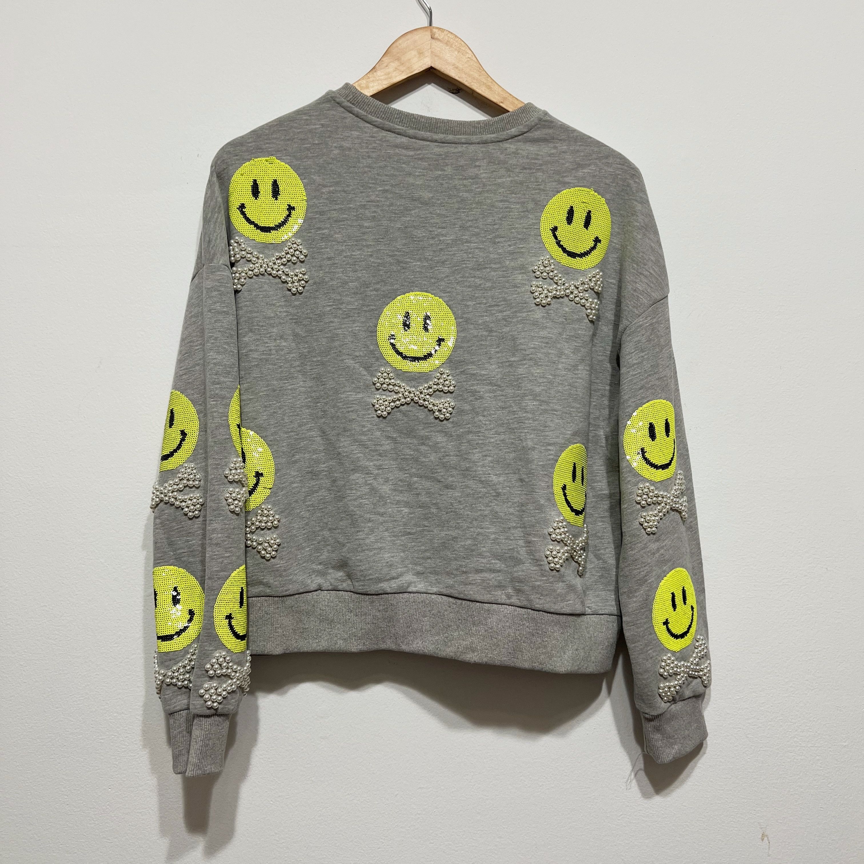 Other Queen Of Sparkles Smiley Face Skull Size XS / US 0-2 / IT 36-38 - 4 Thumbnail
