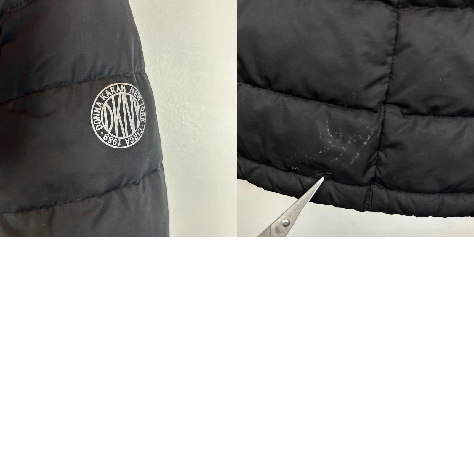 DKNY DKNY Down Puffer Coat Womens Small Black Hooded Mid Length Zip Pockets Cozy Winter Weather Jacket Mens? Size S / US 4 / IT 40 - 8 Thumbnail