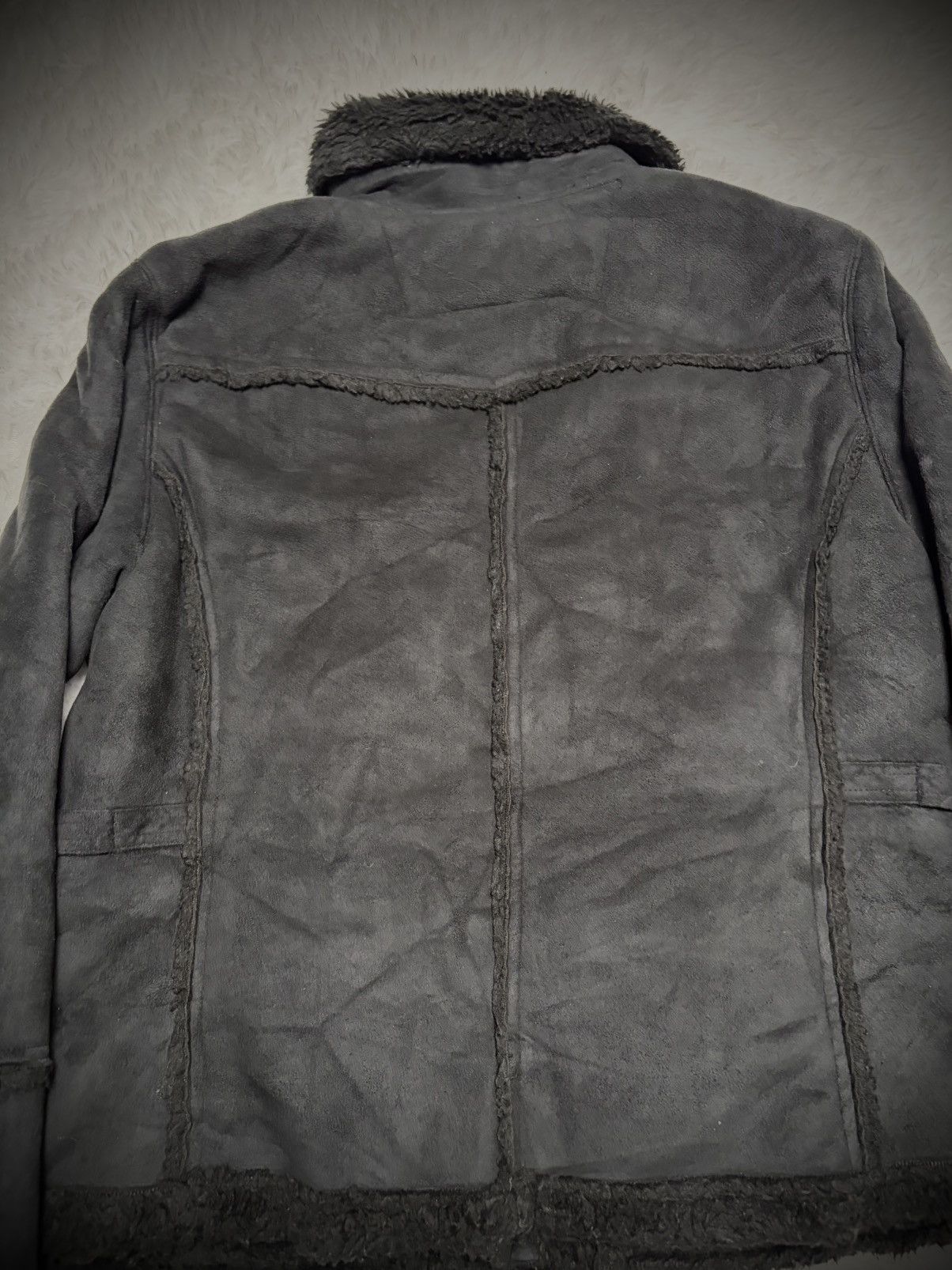 Le Grande Bleu (L.G.B.) 2000s vkei Japanese brand Comme Ca Ism furr jacket Size US M / EU 48-50 / 2 - 7 Thumbnail