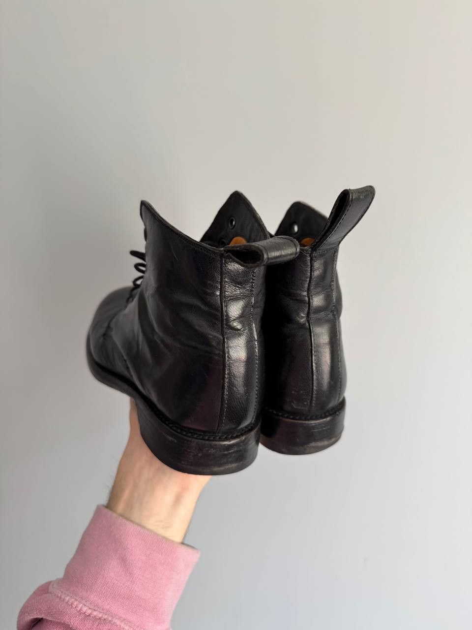 Old Gringo Old Gringo Black Leather Ankle Boots Western Chunky Shoes Size US 6.5 / IT 36.5 - 5 Thumbnail