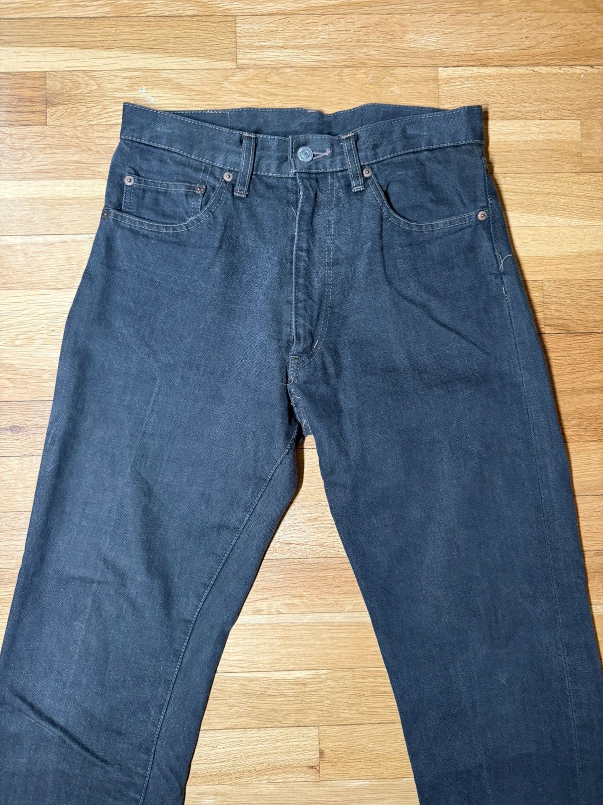 Nepenthes Nepenthes Hoggs Needles 1990s Japanese Selvedge Denim Size US 30 / EU 46 - 3 Thumbnail