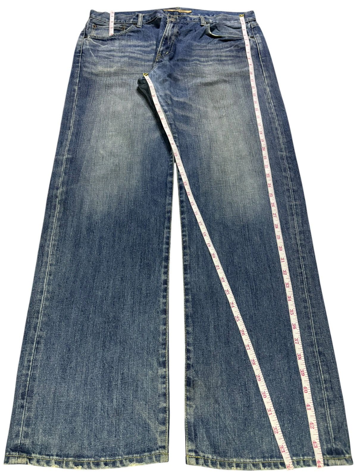 Uniqlo Vintage Uniqlo Mud Wash Loose Baggy Jeans Size US 36 / EU 52 - 13 Thumbnail