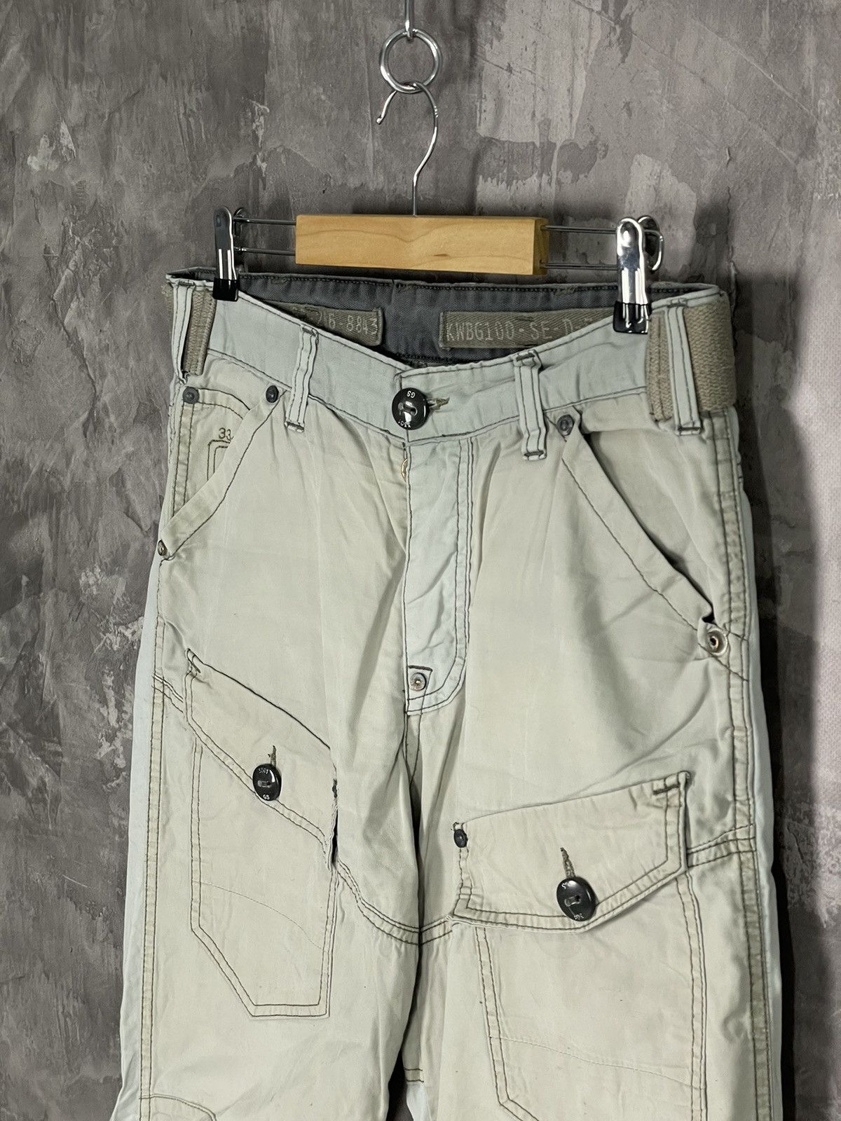 G-Star × Vintage Vintage G-Star Raw Cargo 3D Straight Tapered Pants Size US 32 / EU 48 - 6 Thumbnail