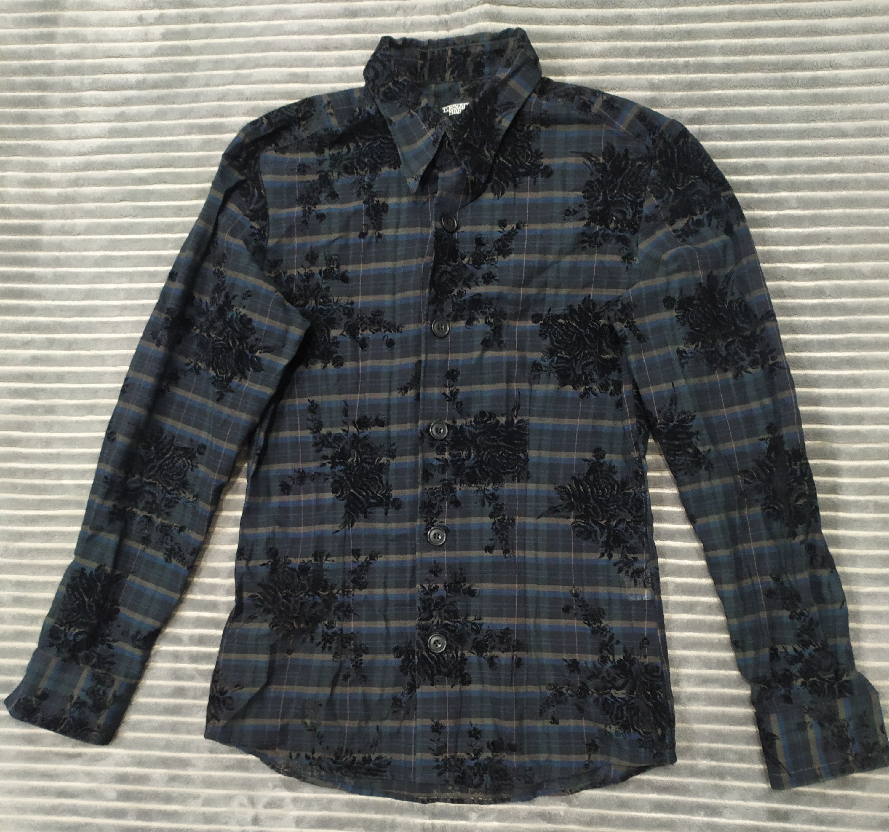 If Six Was Nine × Japanese Brand × Le Grande Bleu (L.G.B.) Tornado Mart Japan floral pattern shirt Size US S / EU 44-46 / 1 - 1 Thumbnail