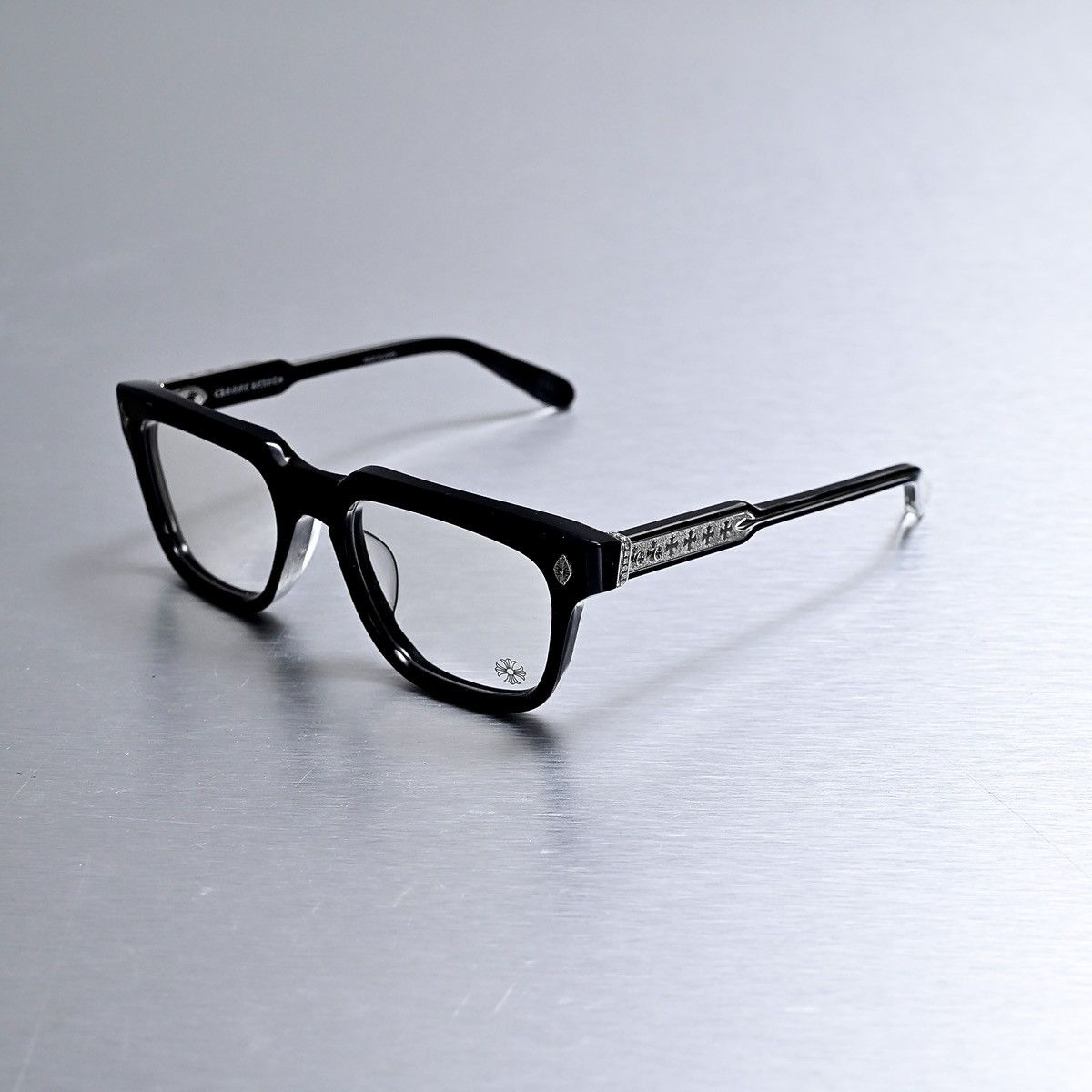 Chrome Hearts CHROME HEARTS AMBIDIXTROUS BLACK GLASSES Size ONE SIZE - 1 Thumbnail