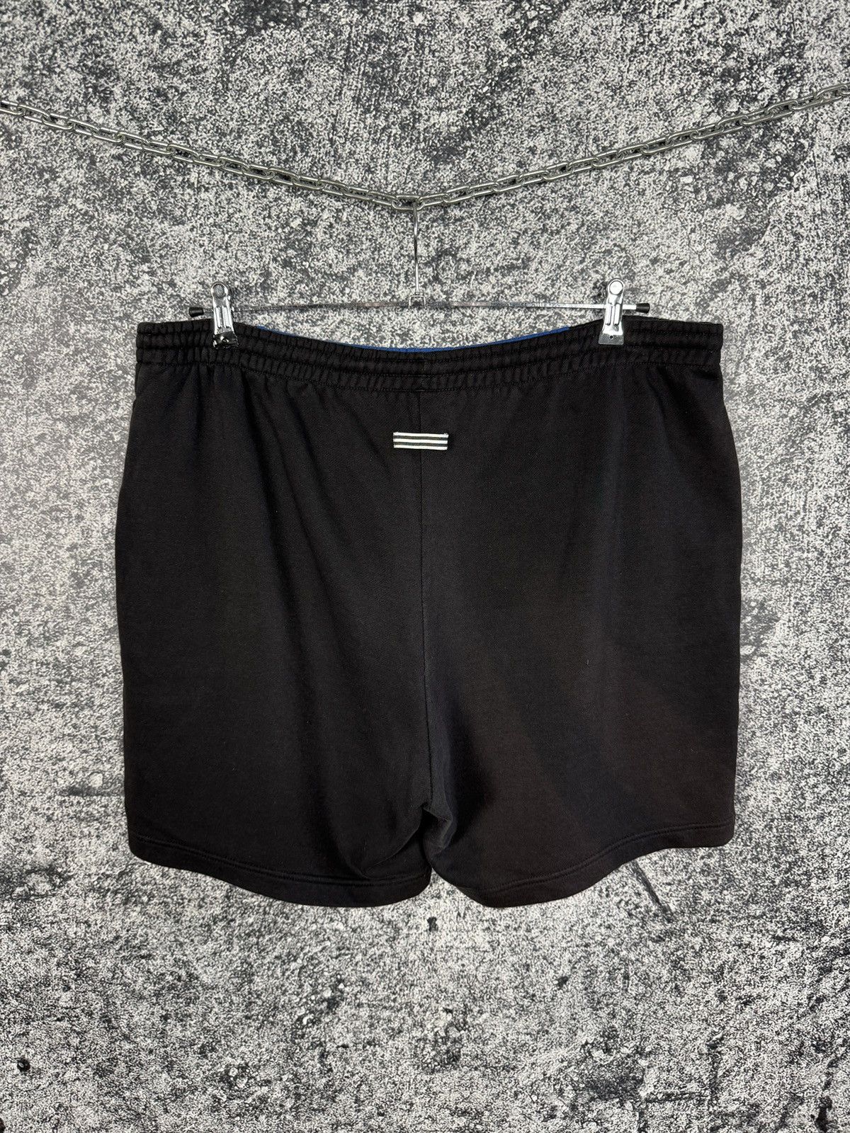 Adidas Adidas Vintage 90s Cotton Shorts Retro Black Blue Size XL Size US 38 / EU 54 - 10 Thumbnail