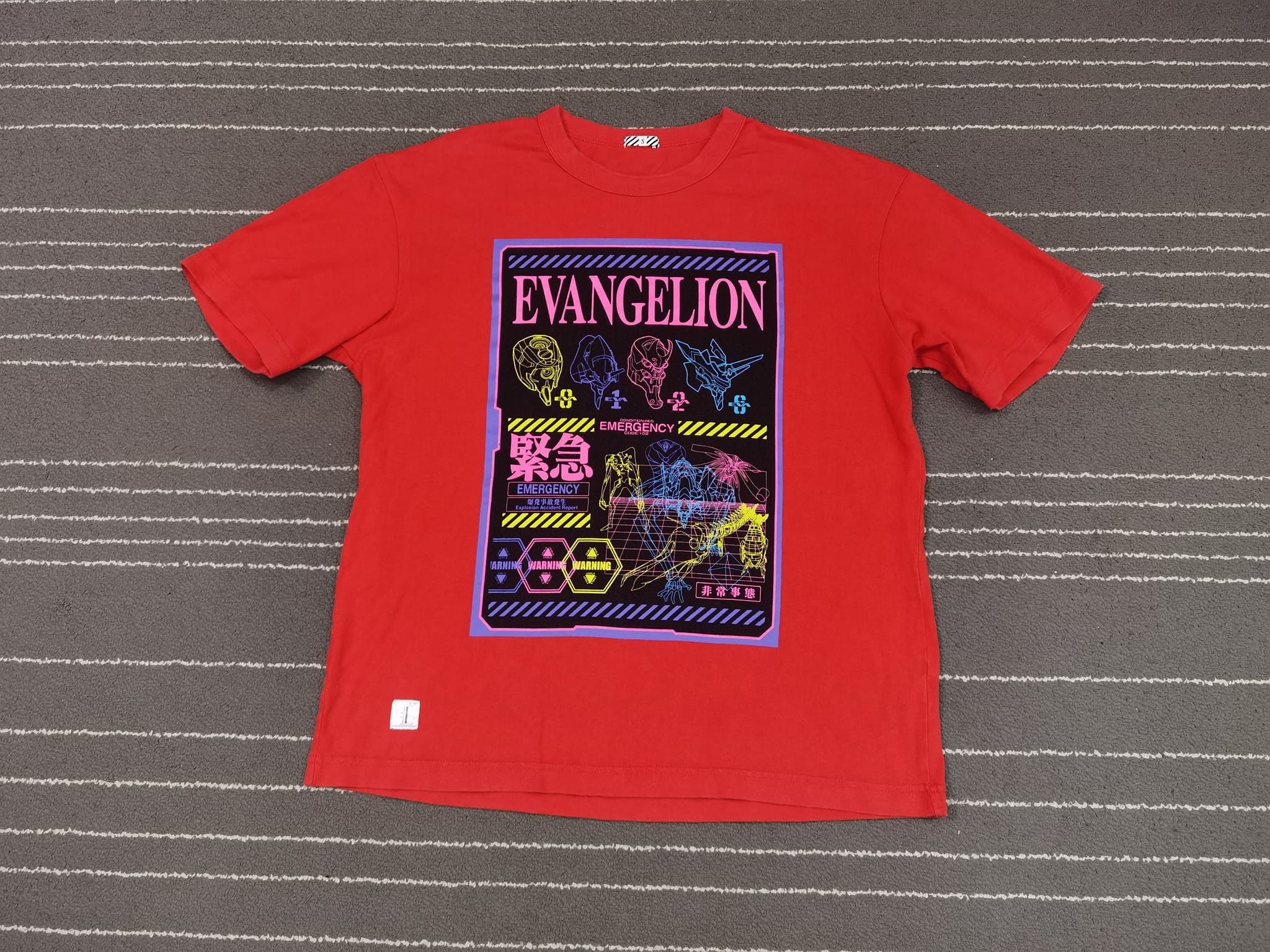 Anime Evalangelion X KHARA X GU tee XS 2198 oversaiz Size US XS / EU 42 / 0 - 1 Thumbnail