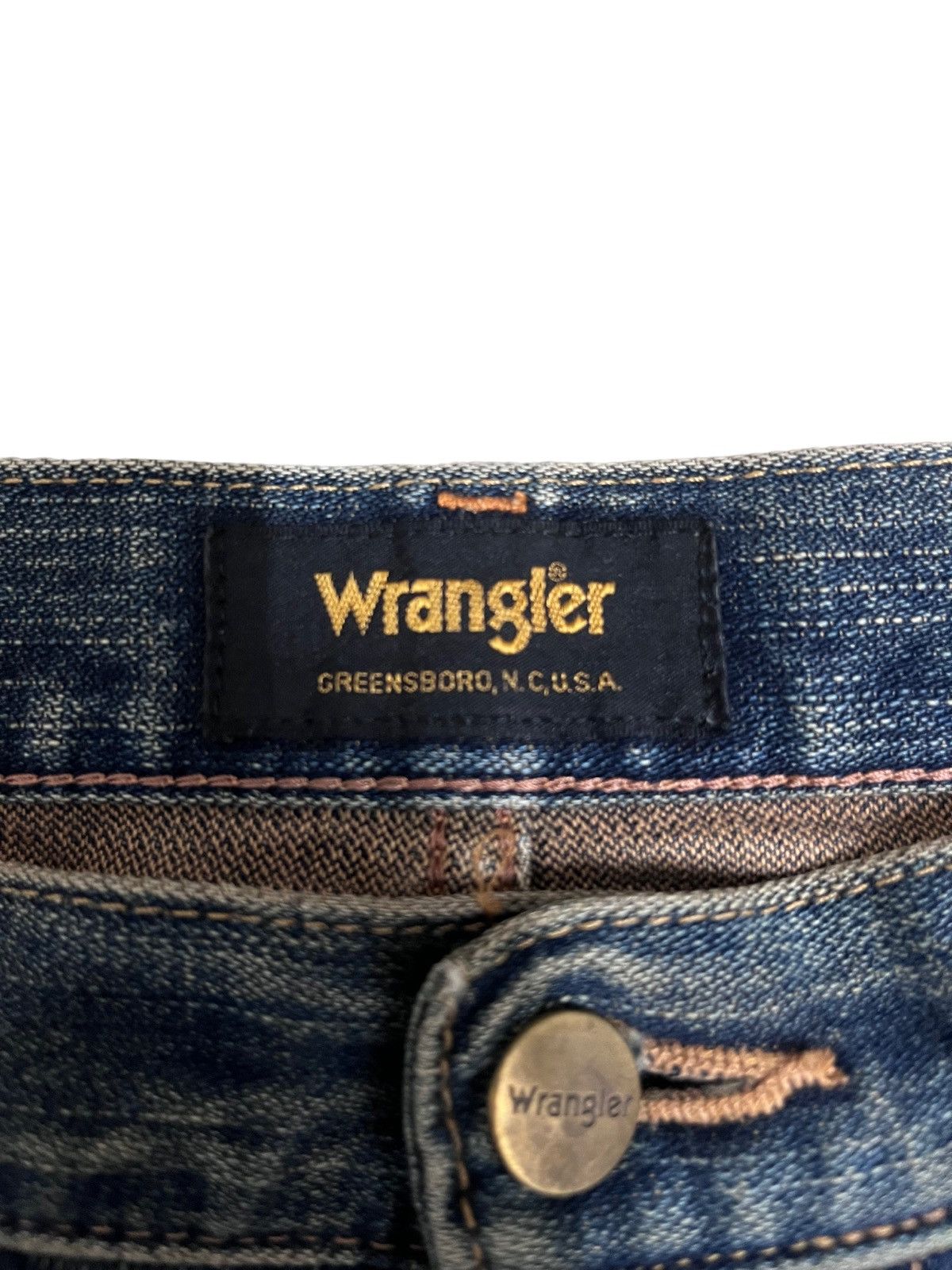 Vintage × Wrangler Vintage Wrangler Mudwsh Distressed Style Jeans Size US 32 / EU 48 - 5 Thumbnail