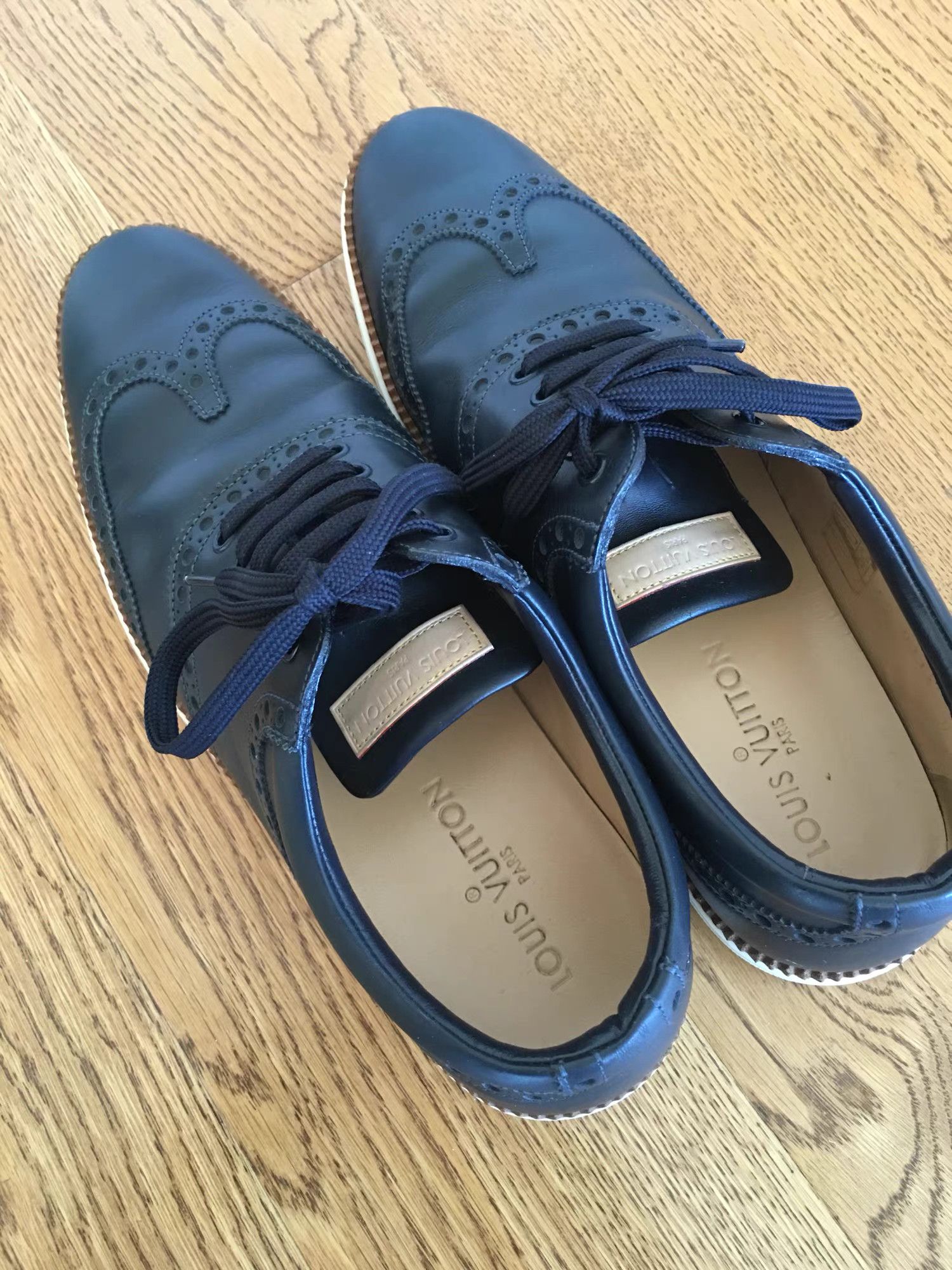 Louis Vuitton LV Vintage Men's Shoes K17 Size US 10 / EU 43 - 1 Thumbnail