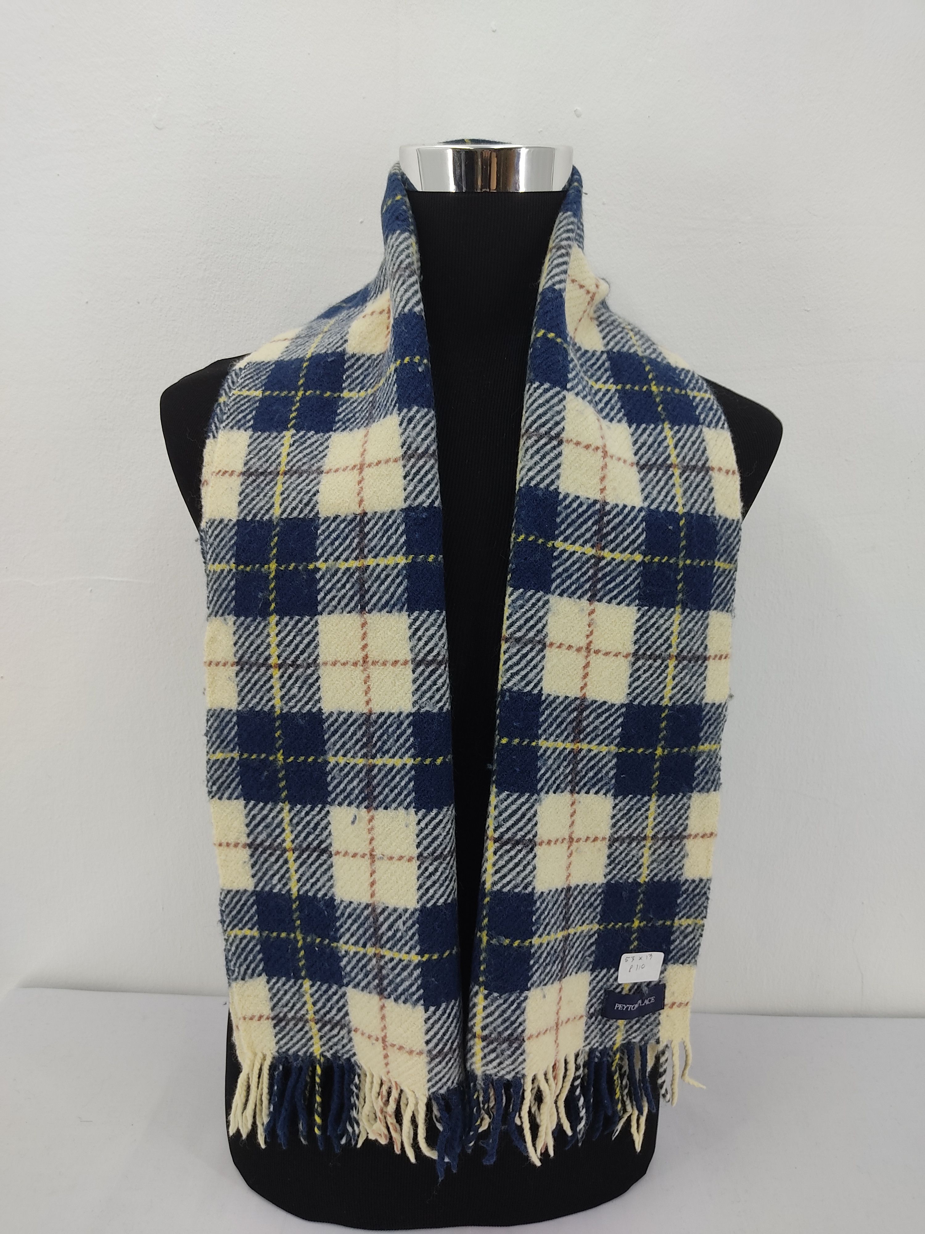 PPFM Peyton Place Plaid Scarf / Muffler / Neckwear Size ONE SIZE - 1 Thumbnail