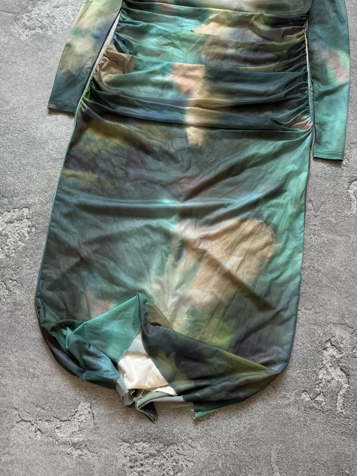 Japanese Brand × Jean Paul Gaultier Mesh dress long all printed motive like Jean Paul Gaultier Size XL / US 12-14 / IT 48-50 - 2 Thumbnail