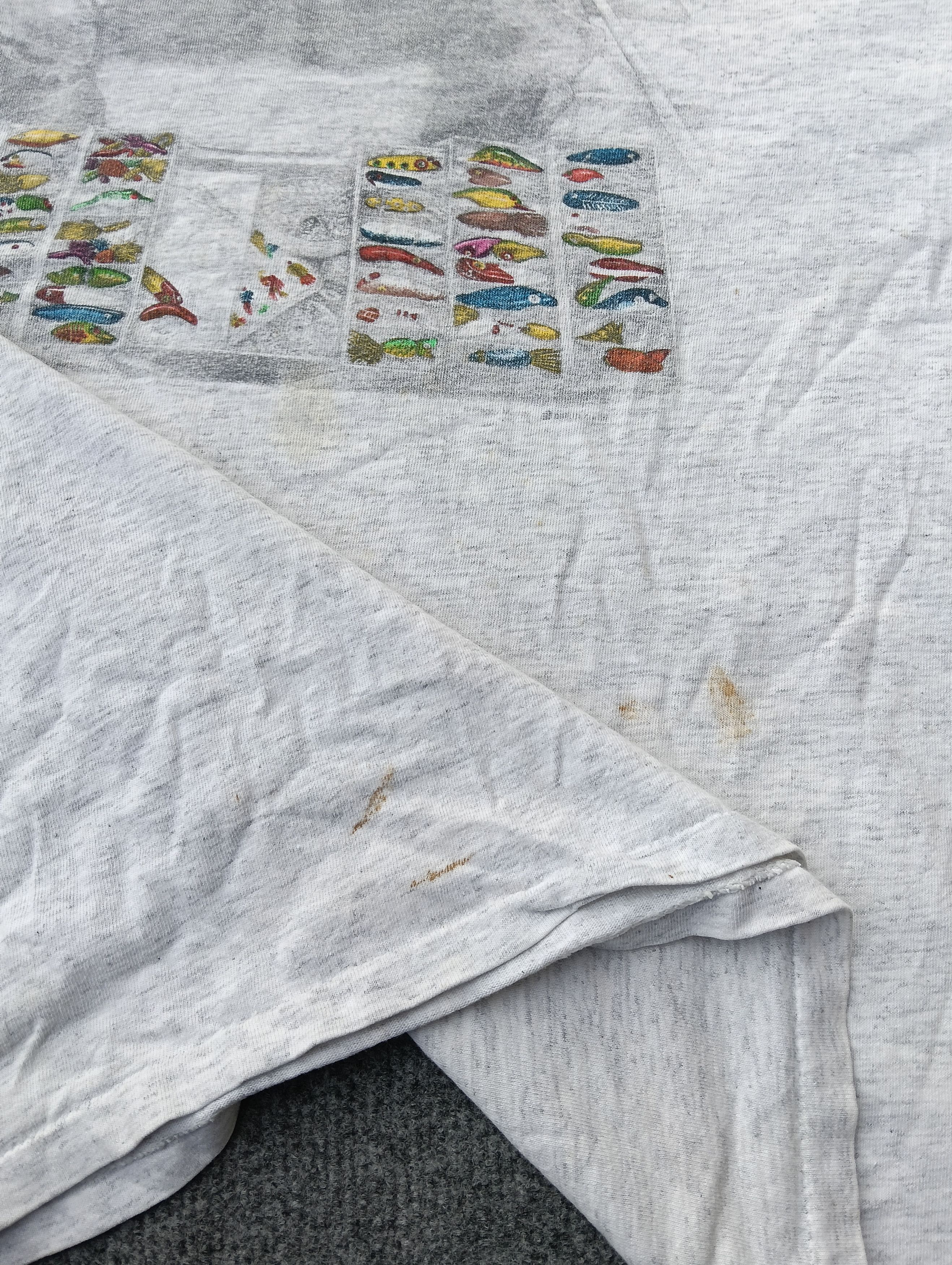 Vintage Vintage fishing Tshirt. Size US XL / EU 56 / 4 - 6 Thumbnail