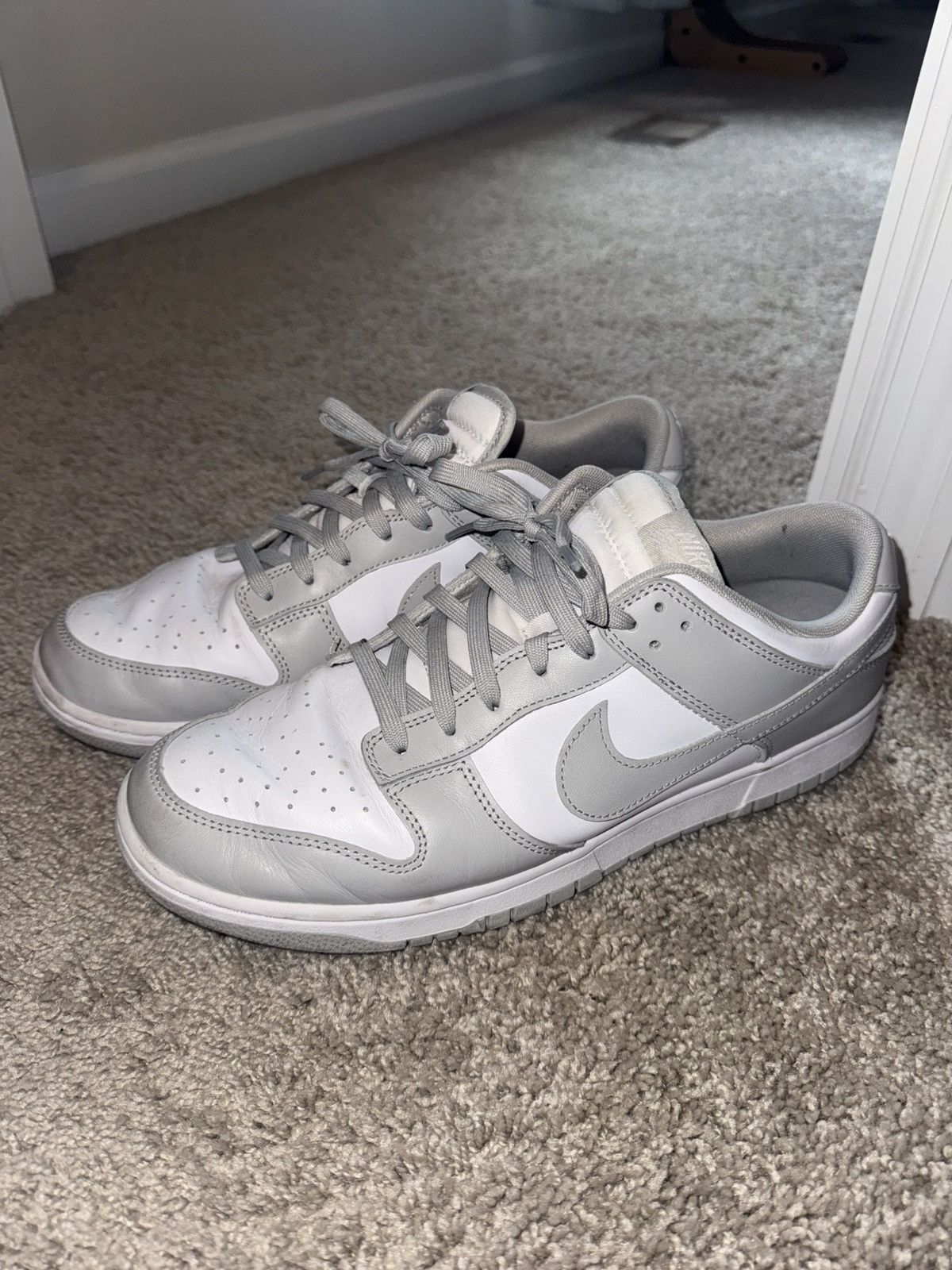 Nike Grey Nike Lows Size US 12 / EU 45 - 1 Thumbnail