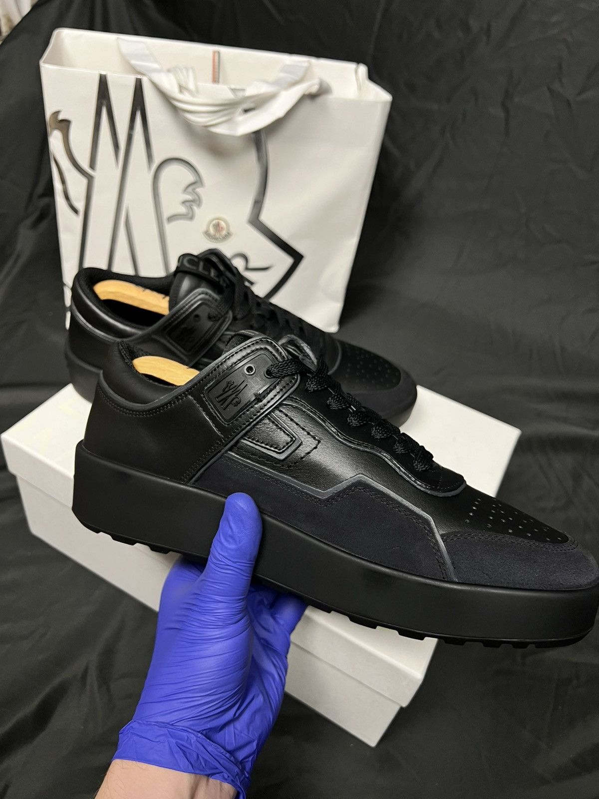 Moncler DSWT Moncler Promyx Space D low top leather and suede Size US 10 / EU 43 - 9 Thumbnail