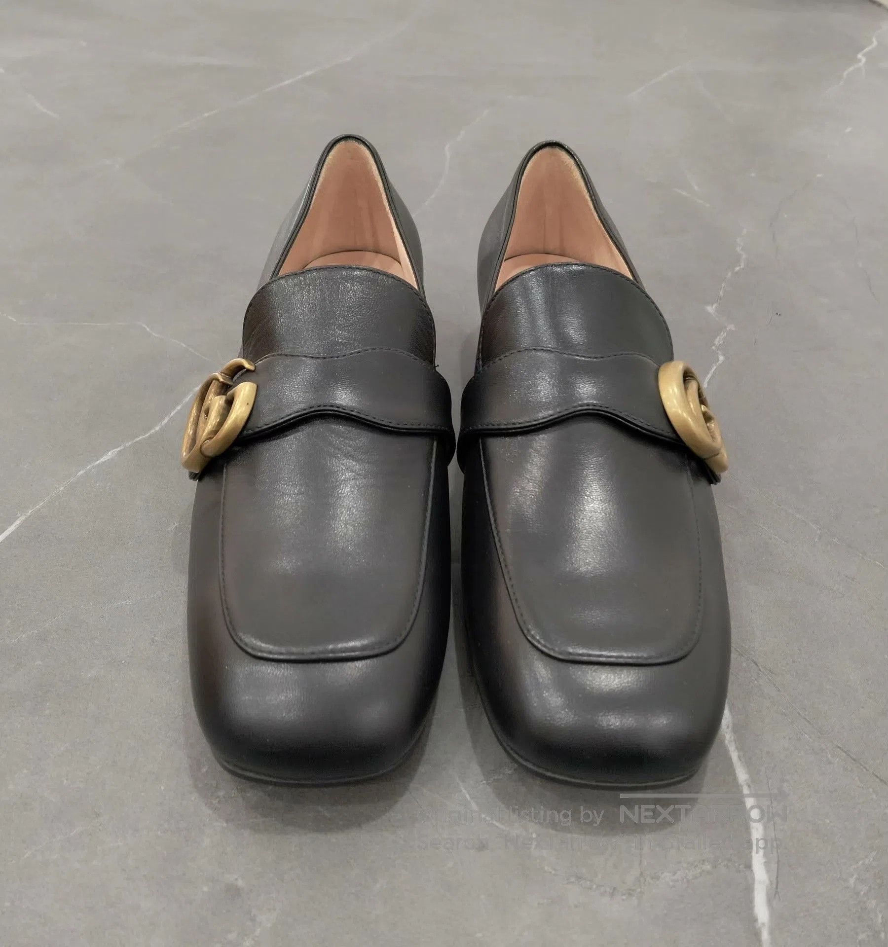 Gucci Gucci Black Leather Loafers. Size US 4.5 / IT 34.5 - 6 Thumbnail