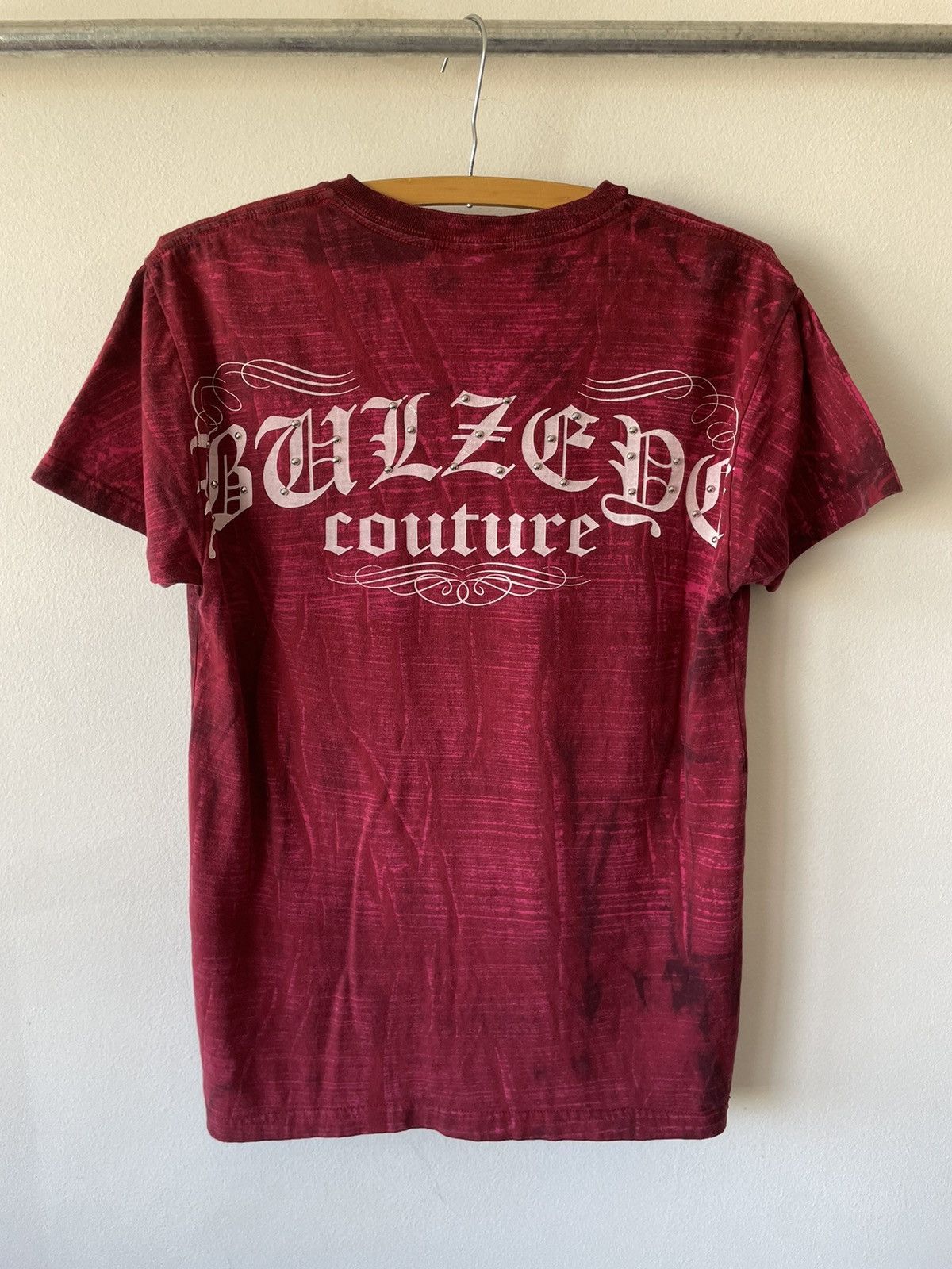 Affliction CRAZY Y2K Vintage Skull Studded tee Size M / US 6-8 / IT 42-44 - 9 Thumbnail