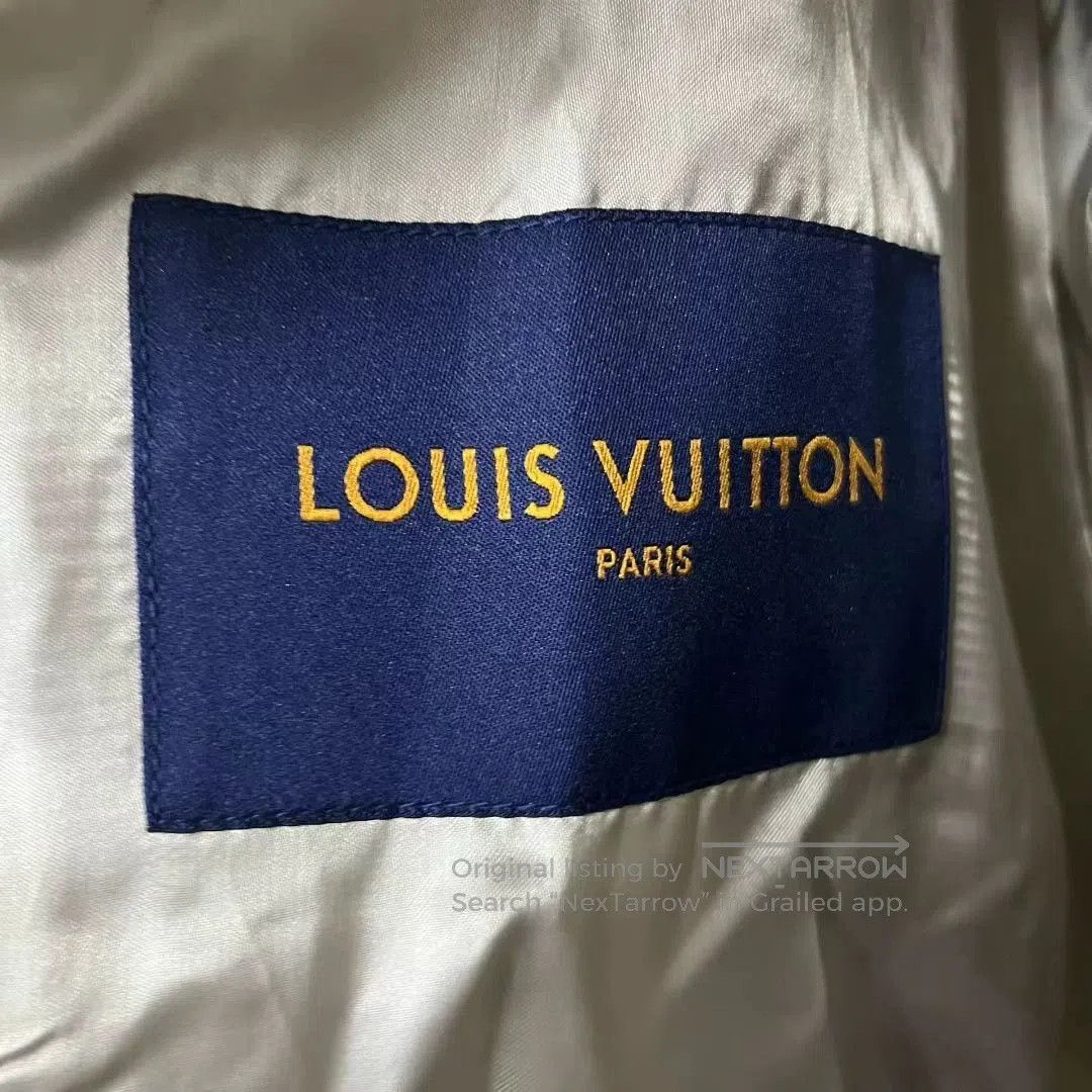 Louis Vuitton Louis Vuitton White Patchwork Leather Bomber Jacket. Size US L / EU 52-54 / 3 - 3 Thumbnail