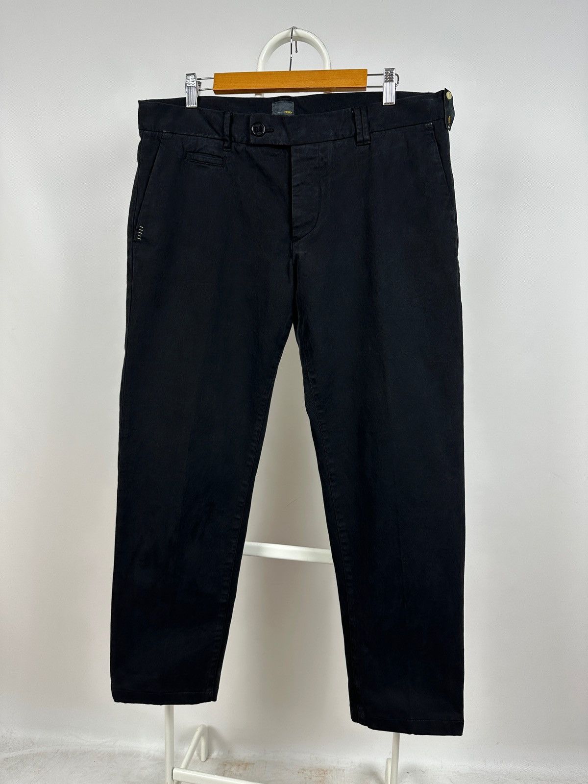 Fendi Fendi Black Trousers Pants Size US 34 / EU 50 - 2 Thumbnail