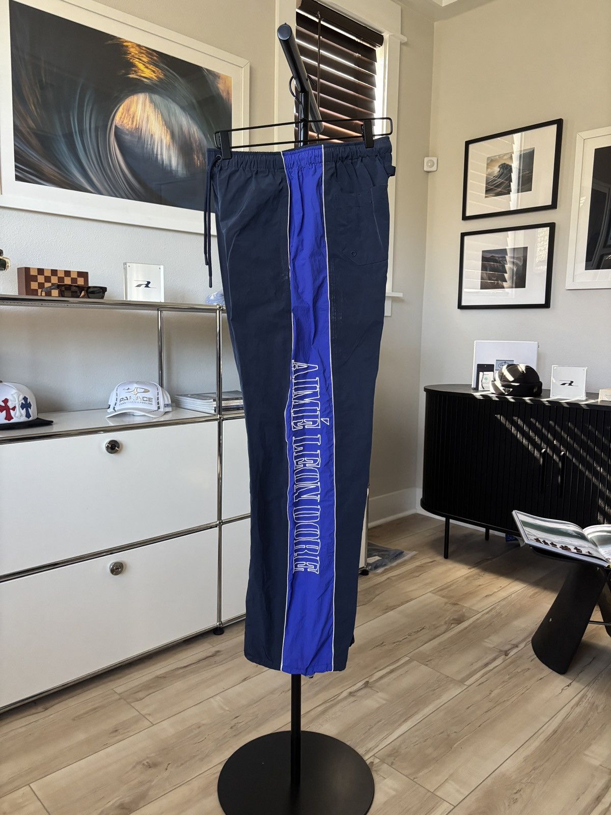 Aime Leon Dore AIME LEON DORE | SIDE LOGO NYLON TRACK PANTS Size US 30 / EU 46 - 2 Thumbnail